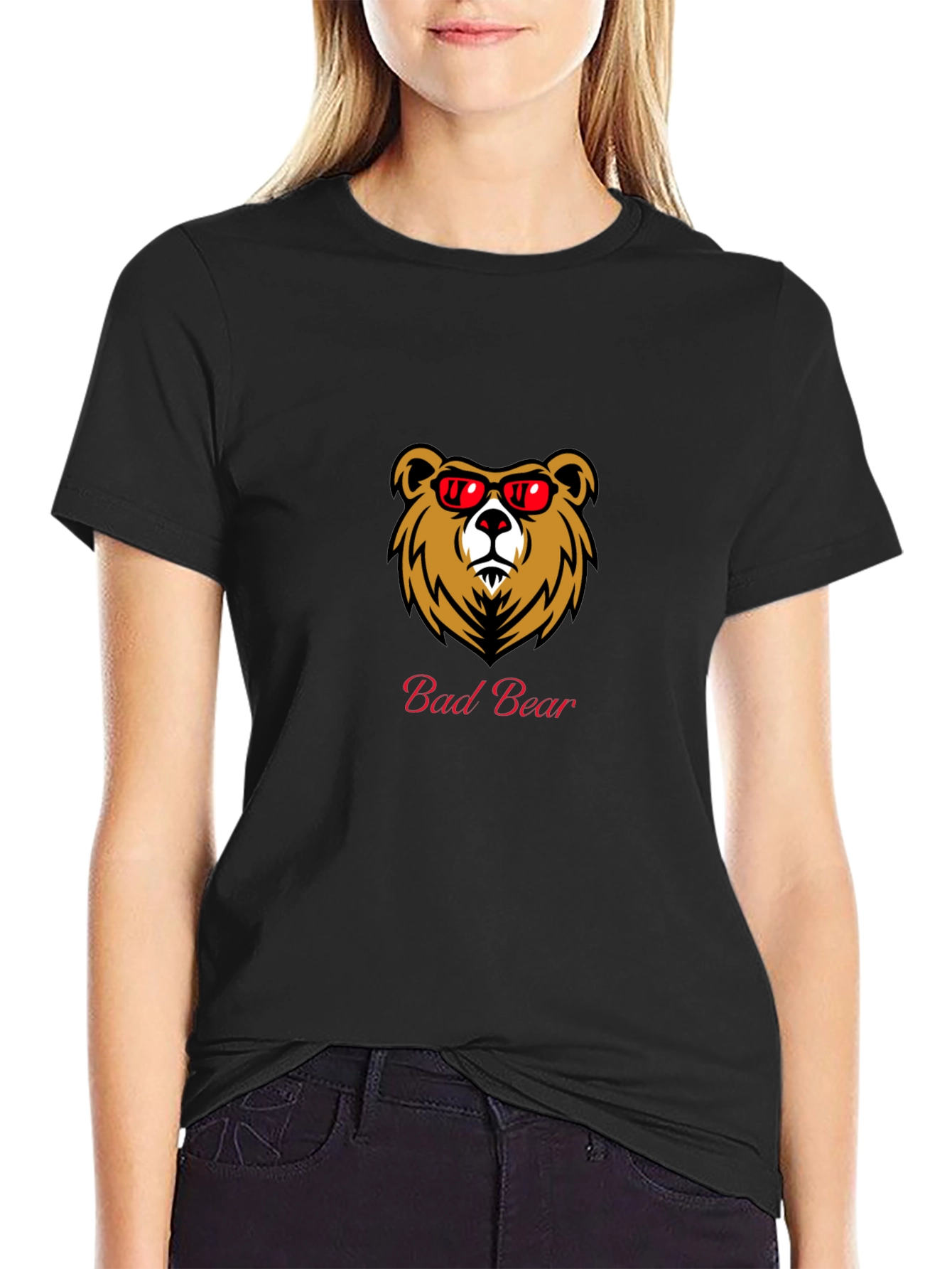 Bad Bear Graphic T-Shirt - Mens Black Tee