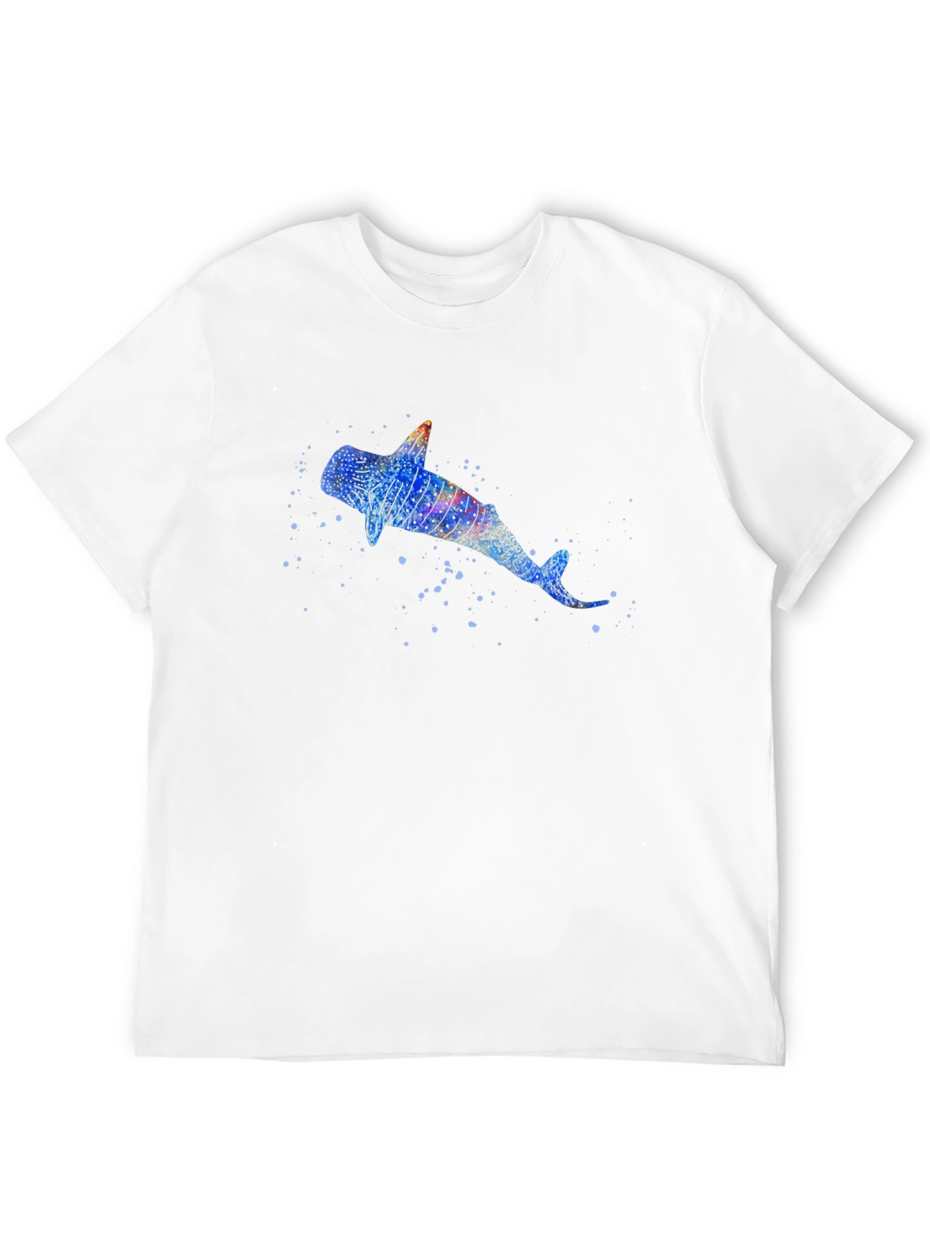 Whale Shark Graphic Black T-Shirt
