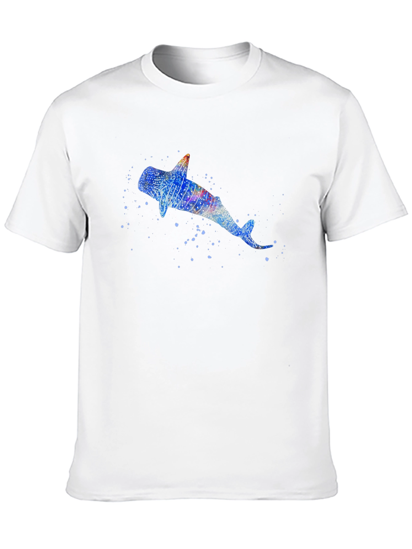 Whale Shark Graphic Black T-Shirt