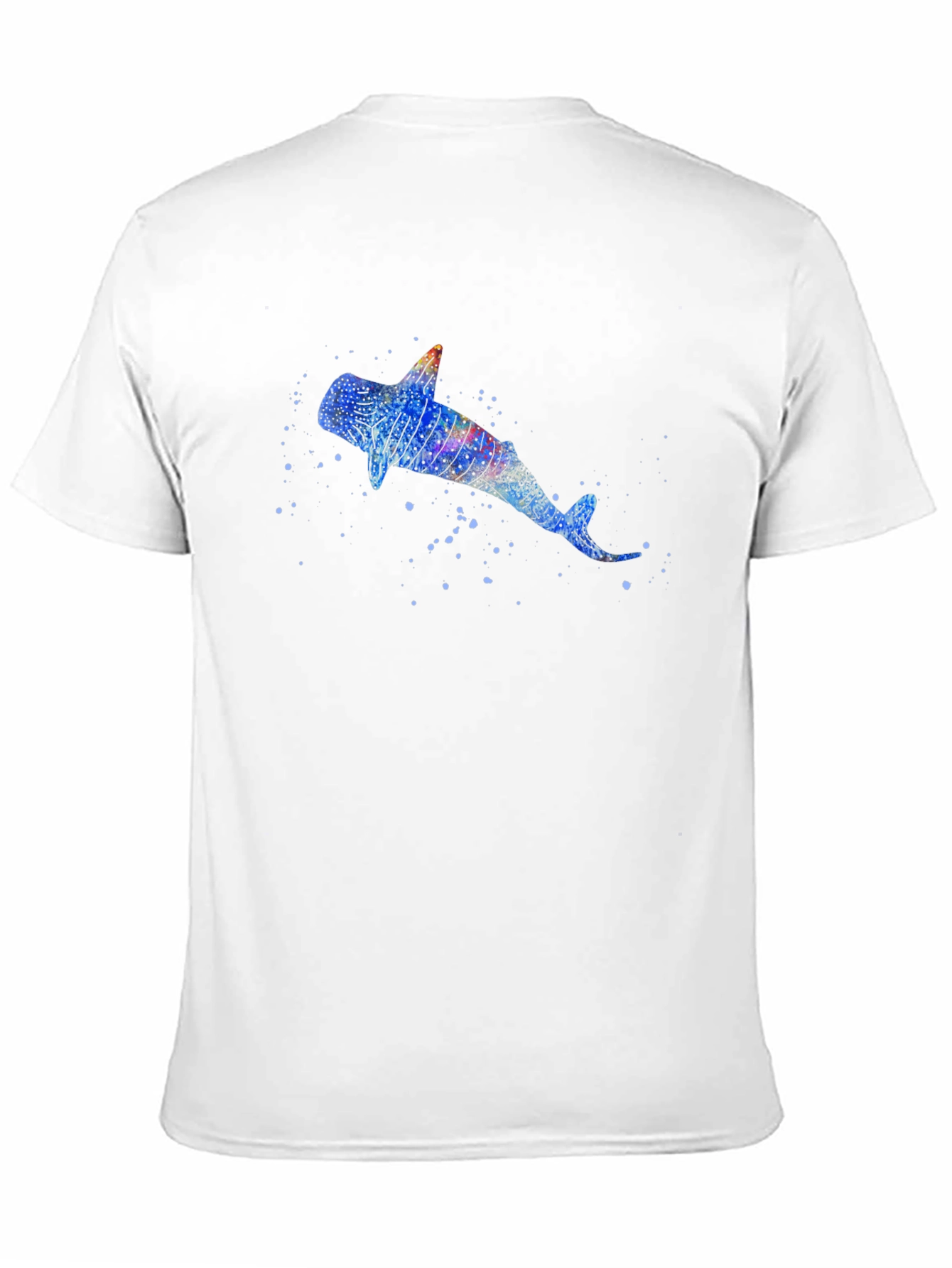 Whale Shark Graphic Black T-Shirt