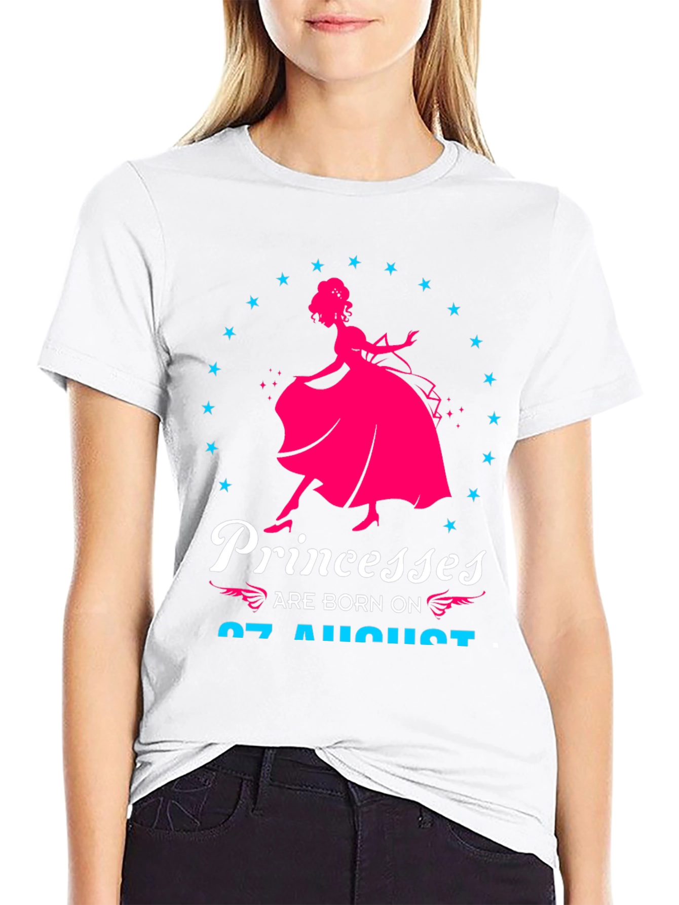 Princesses Born on August 07 T-Shirt