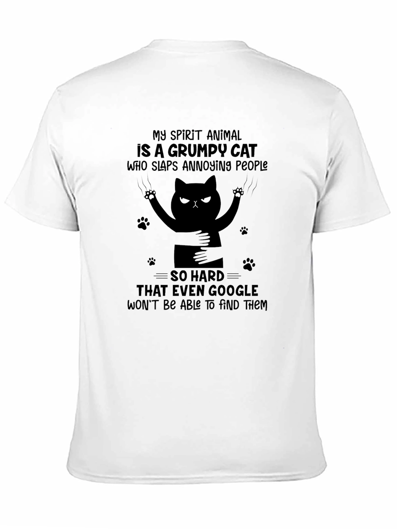 Grumpy Cat Slaps Annoying People T-Shirt
