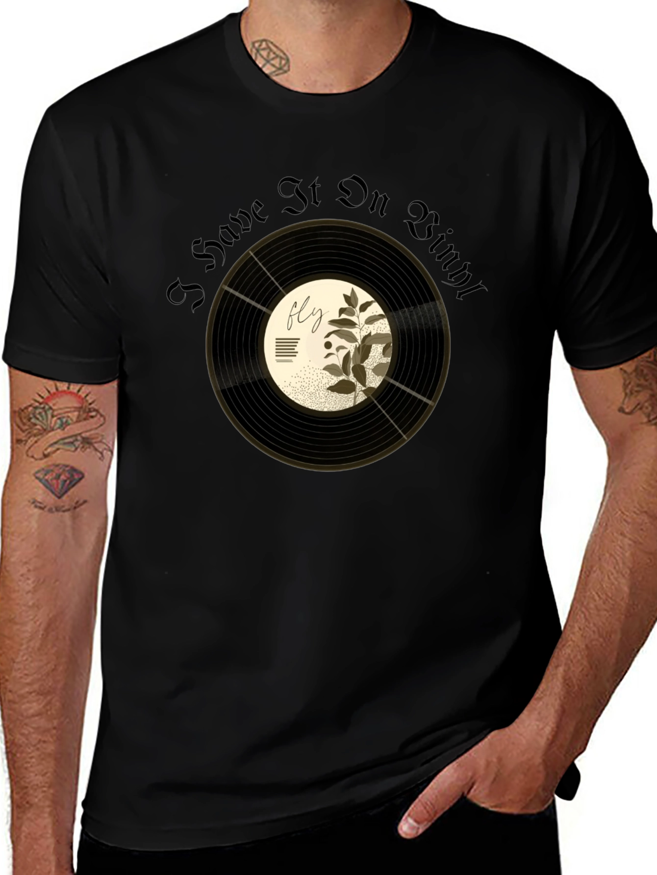 I Have It On Vinyl Graphic T-Shirt