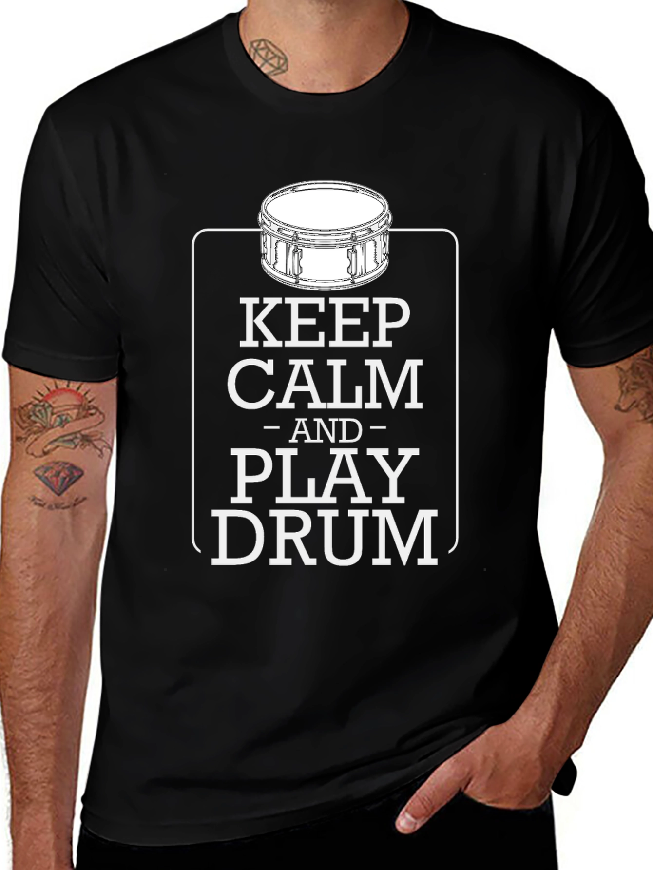 Keep Calm and Play Drum T-Shirt