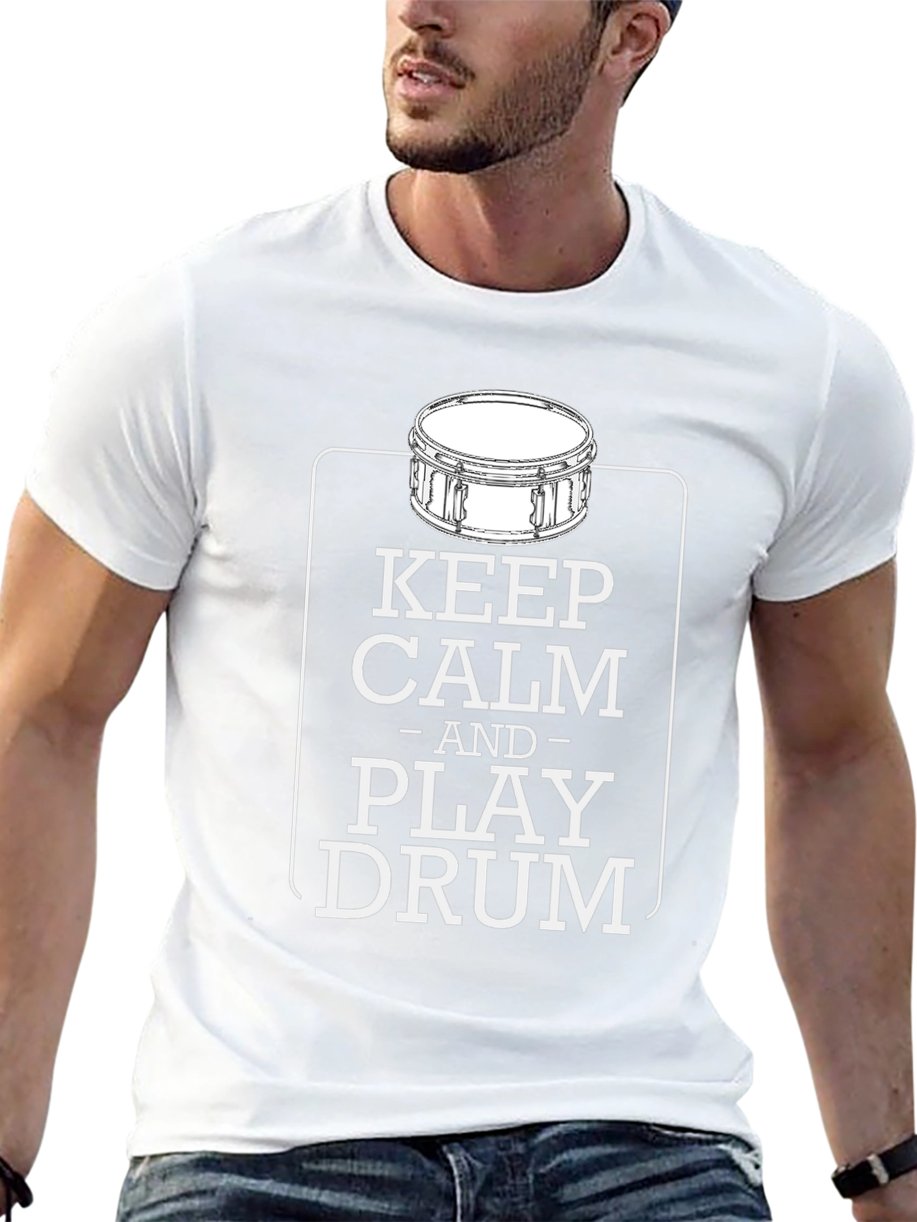 Keep Calm and Play Drum T-Shirt
