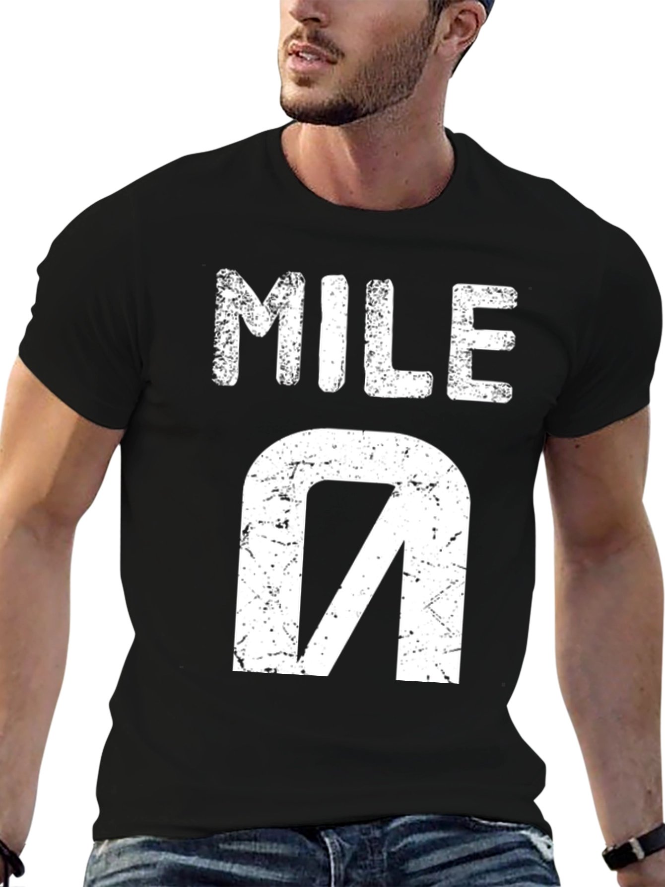 Mile T-Shirt - Distressed Graphic Tee