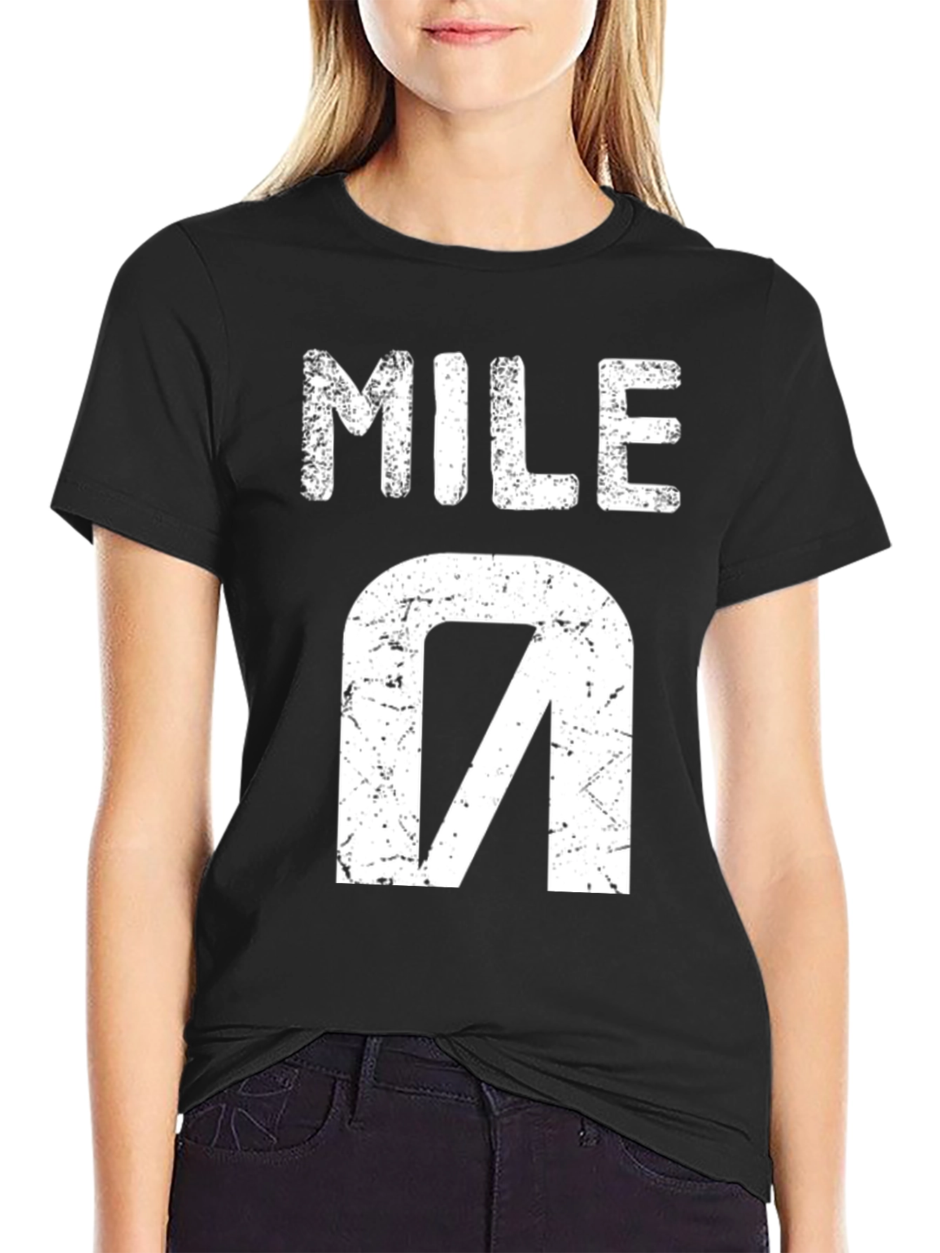 Mile T-Shirt - Distressed Graphic Tee