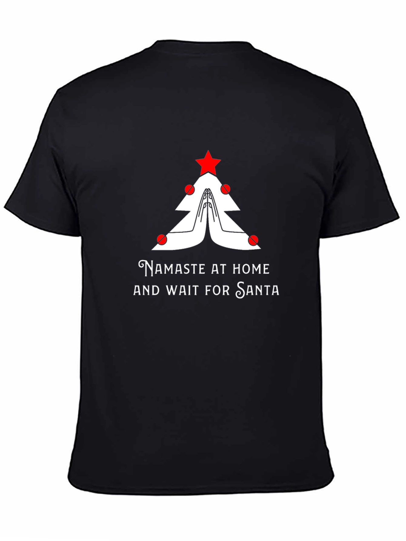 Namaste at Home Christmas T-Shirt
