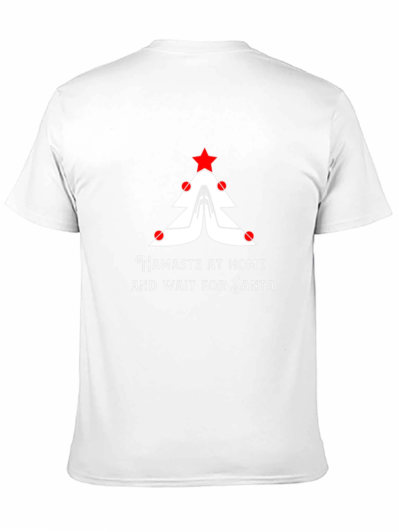 Namaste at Home Christmas T-Shirt