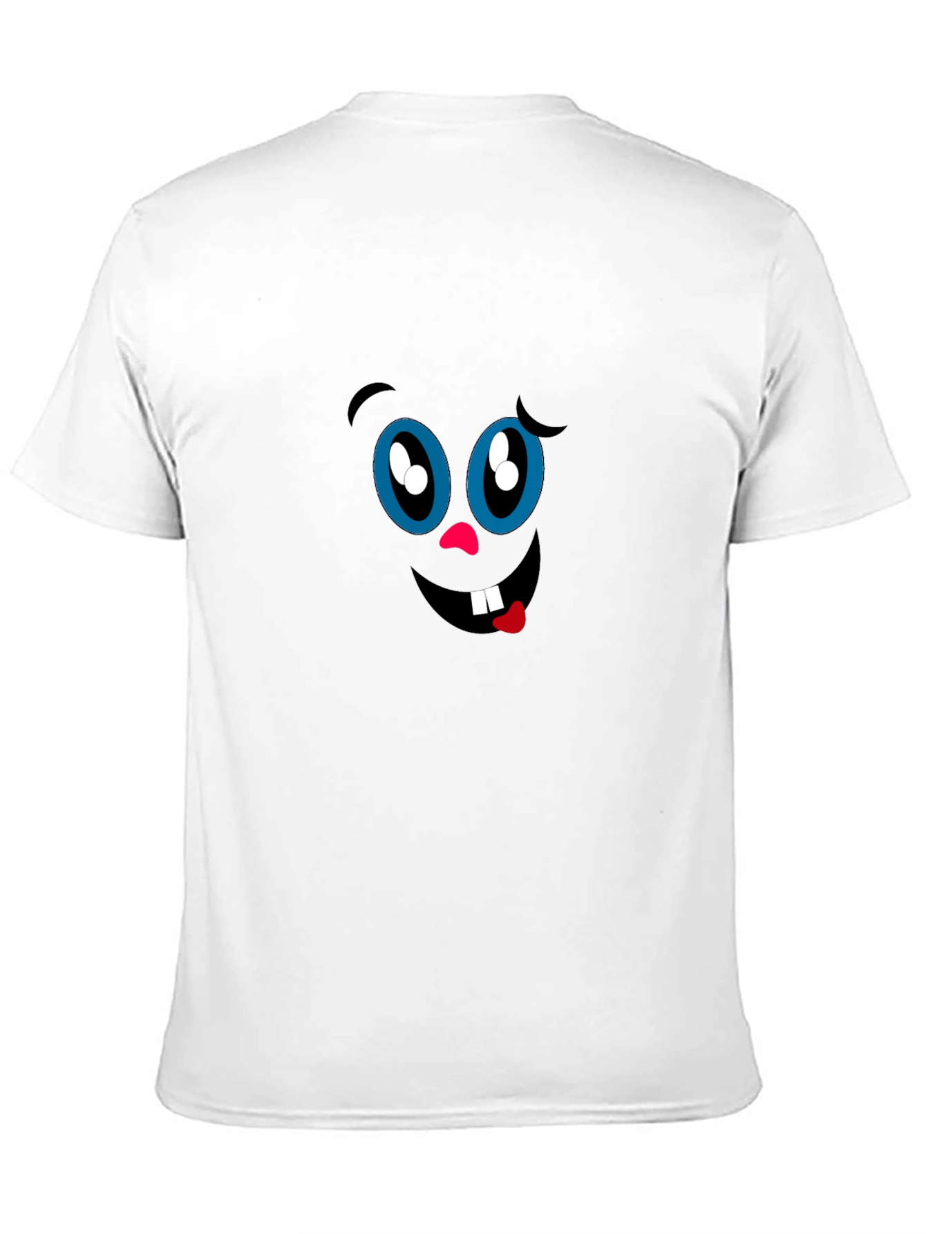 Funny Face Graphic Black T-Shirt