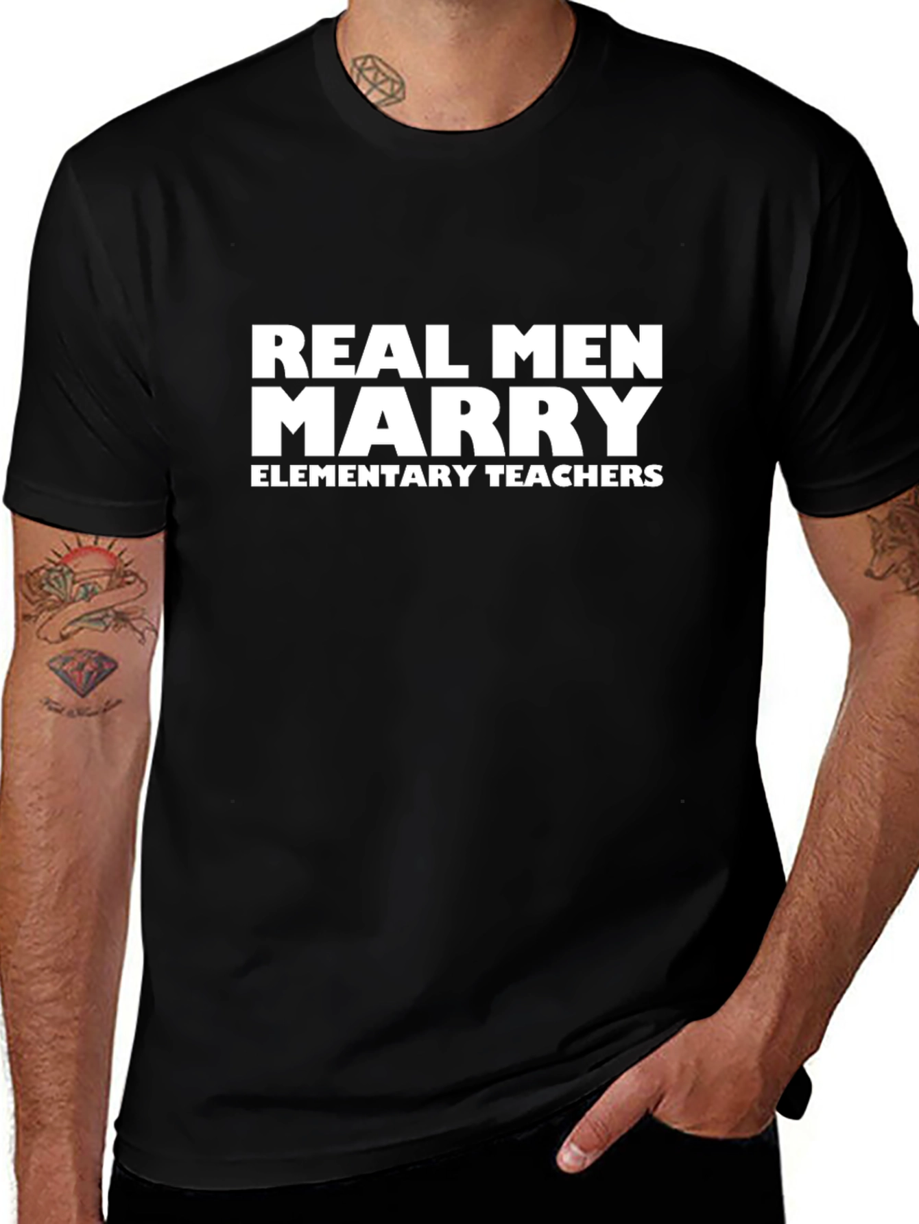 Real Men Marry Elementary Teachers - Graphic Tee