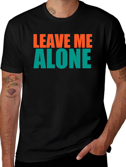 Leave Me Alone Graphic Tee - Black