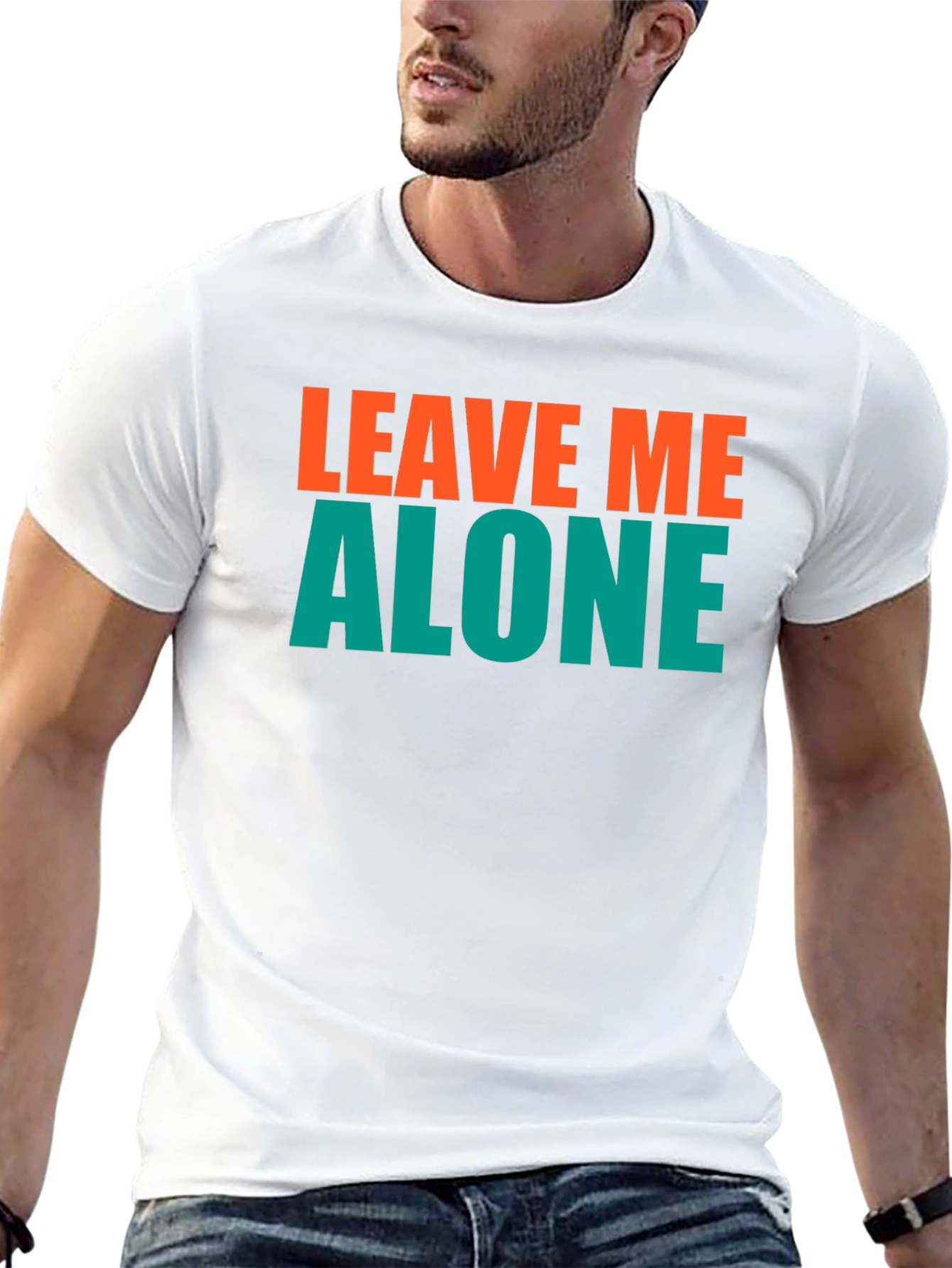Leave Me Alone Graphic Tee - Black