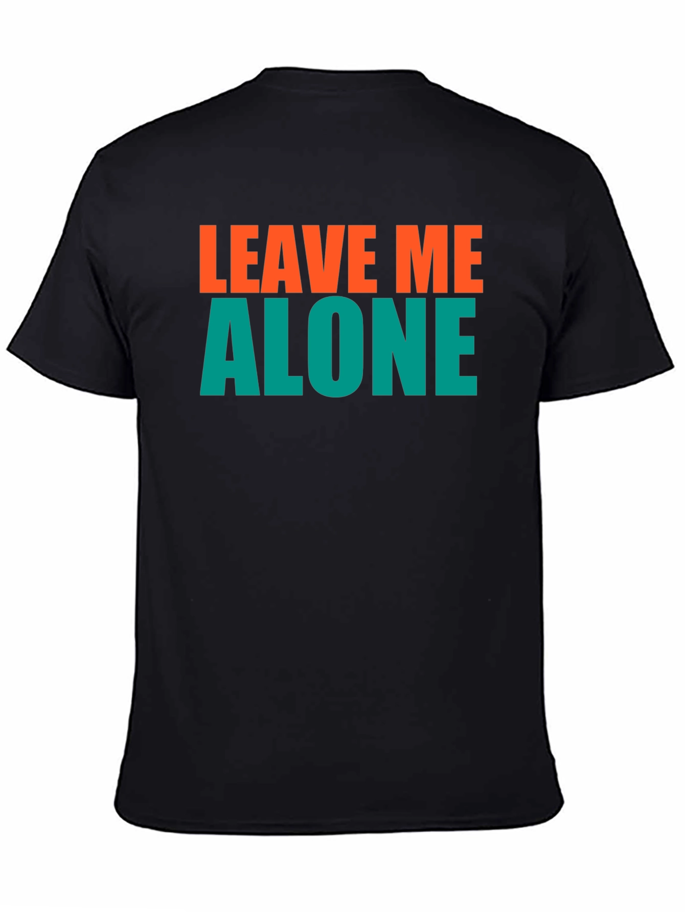 Leave Me Alone Graphic Tee - Black