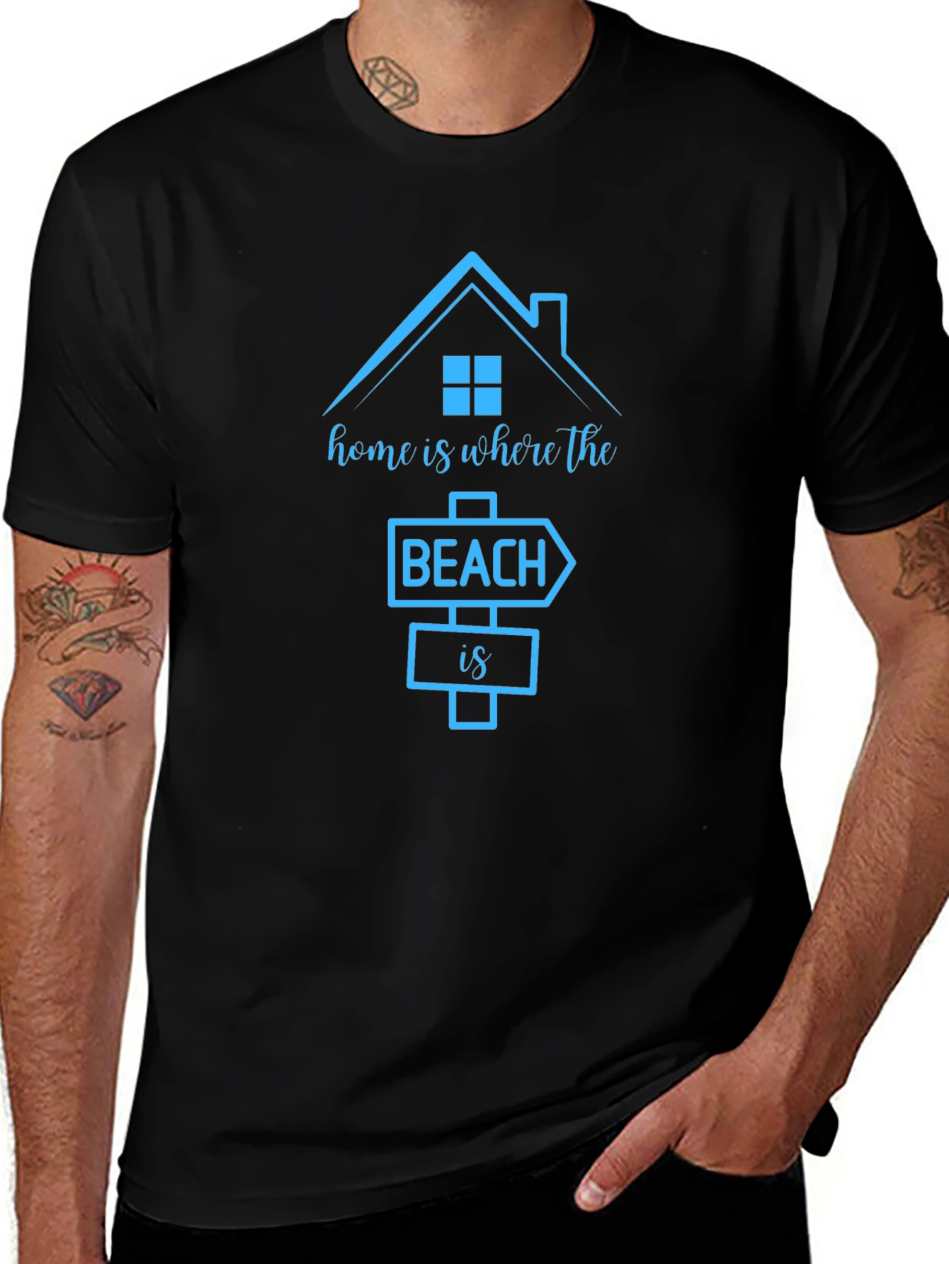 Home Is Where the Beach Is T-Shirt