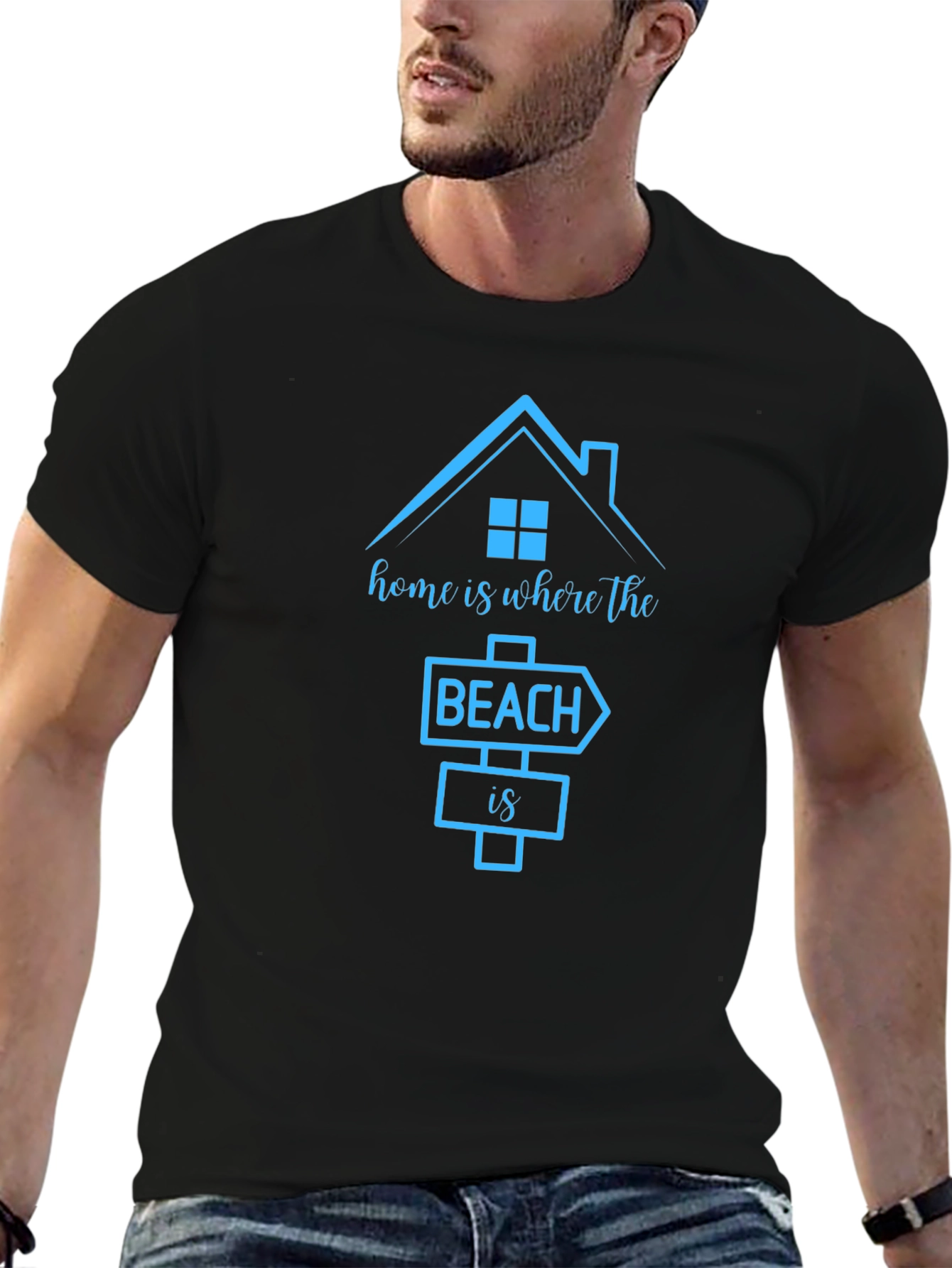 Home Is Where the Beach Is T-Shirt