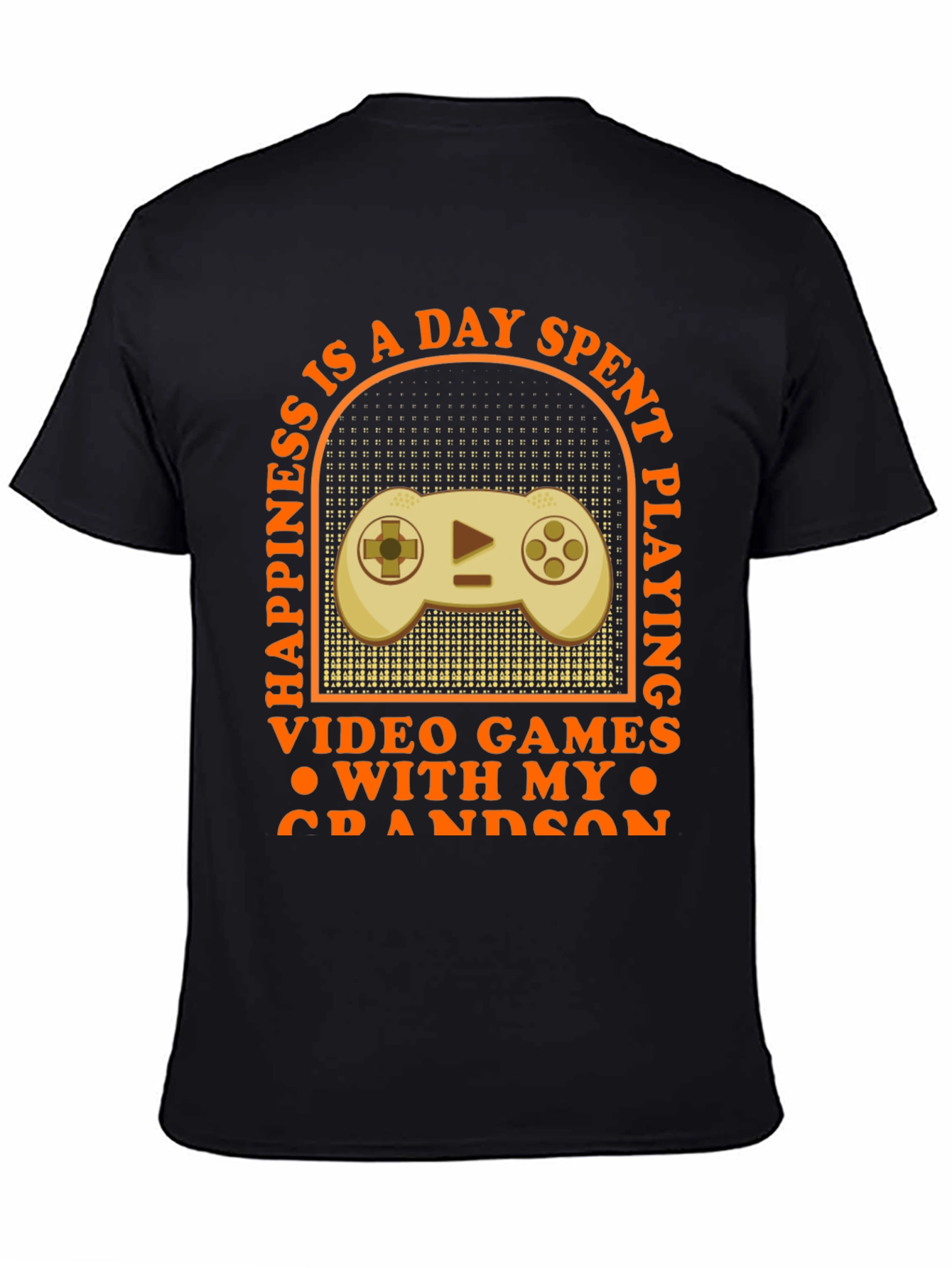 Gamer Grandson T-Shirt: Happiness Is Playing Video Games