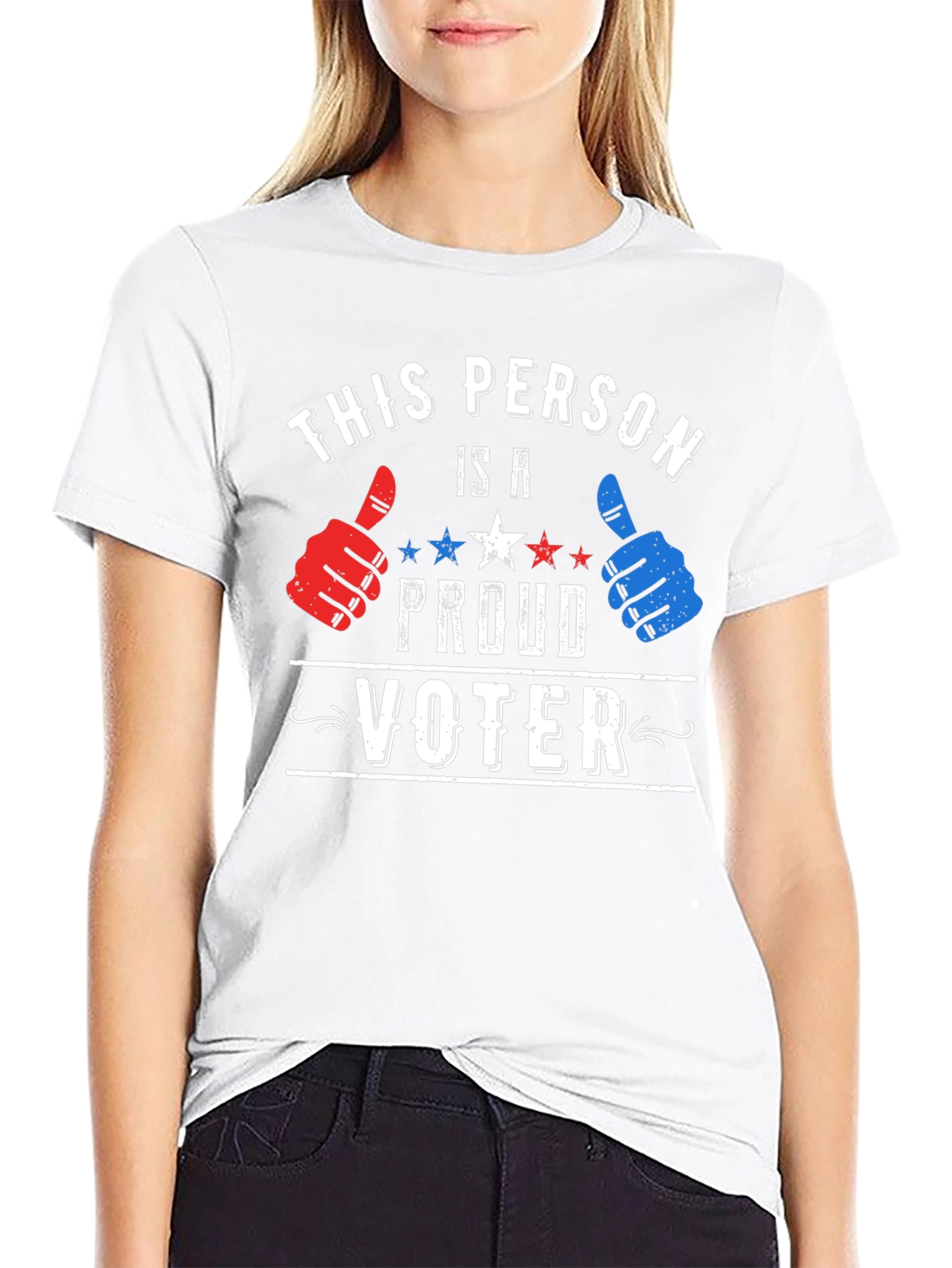 Proud Voter T-Shirt - Patriotic Design