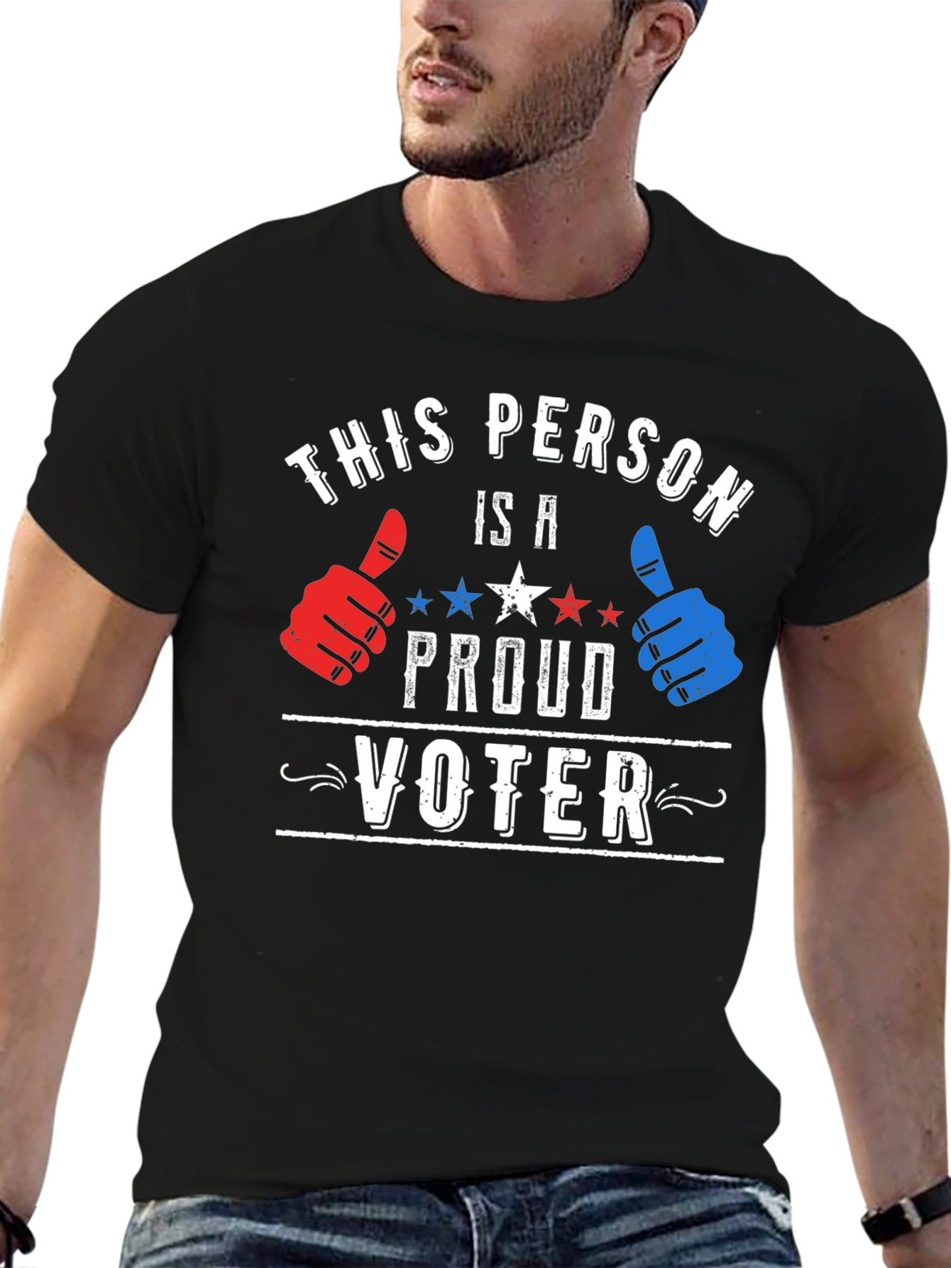 Proud Voter T-Shirt - Patriotic Design