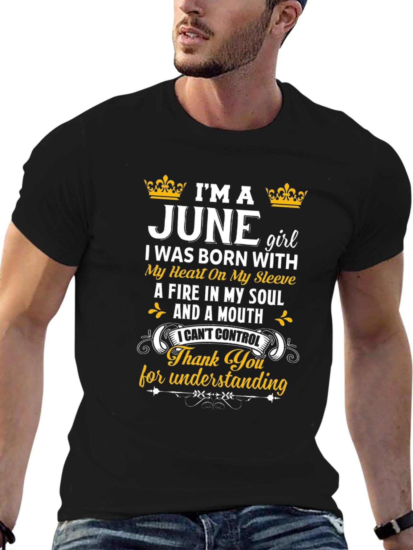 Im A June Girl Graphic Tee