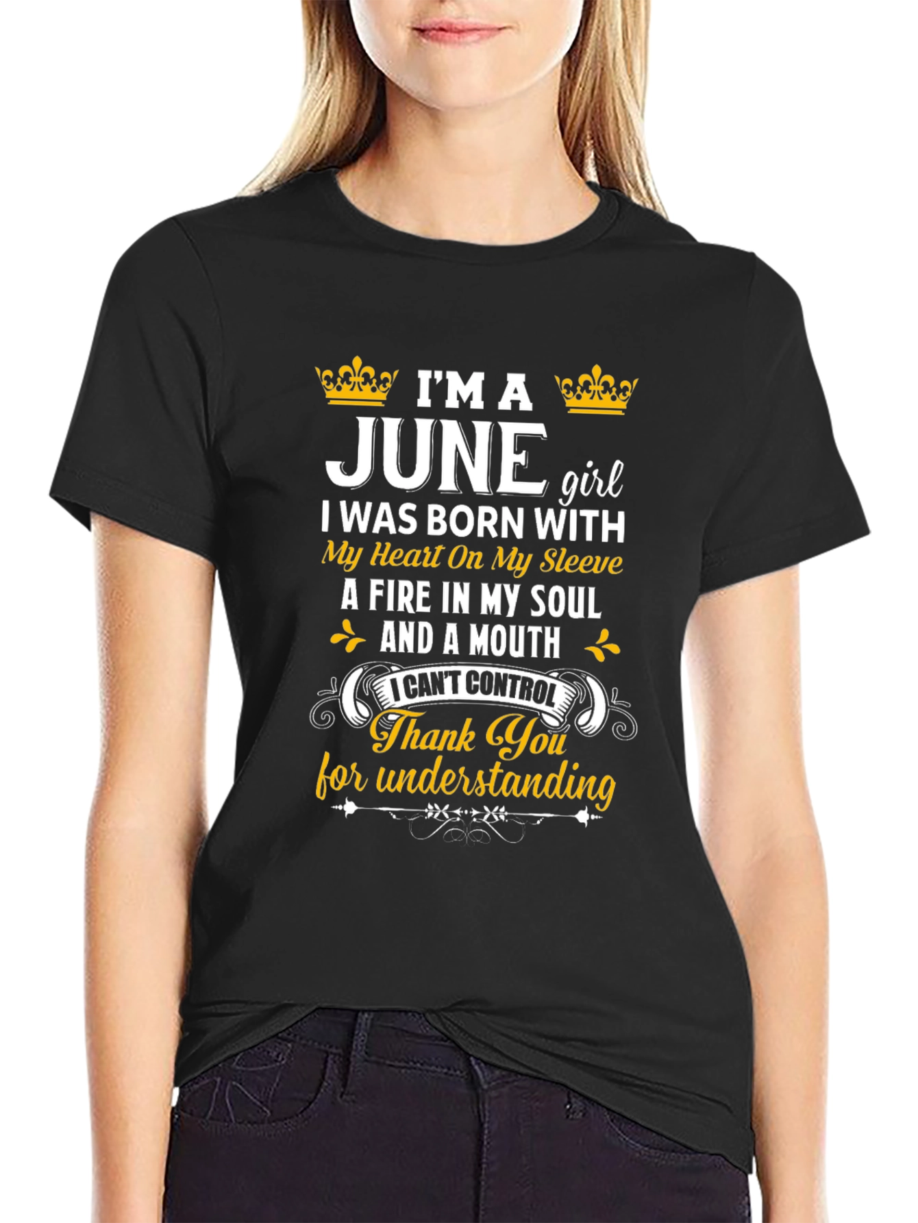 Im A June Girl Graphic Tee