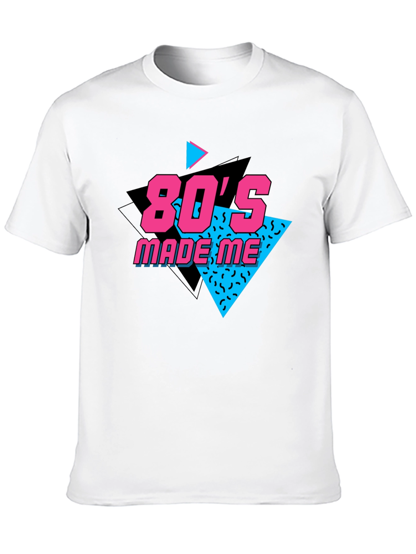 80s Made Me Black T-Shirt