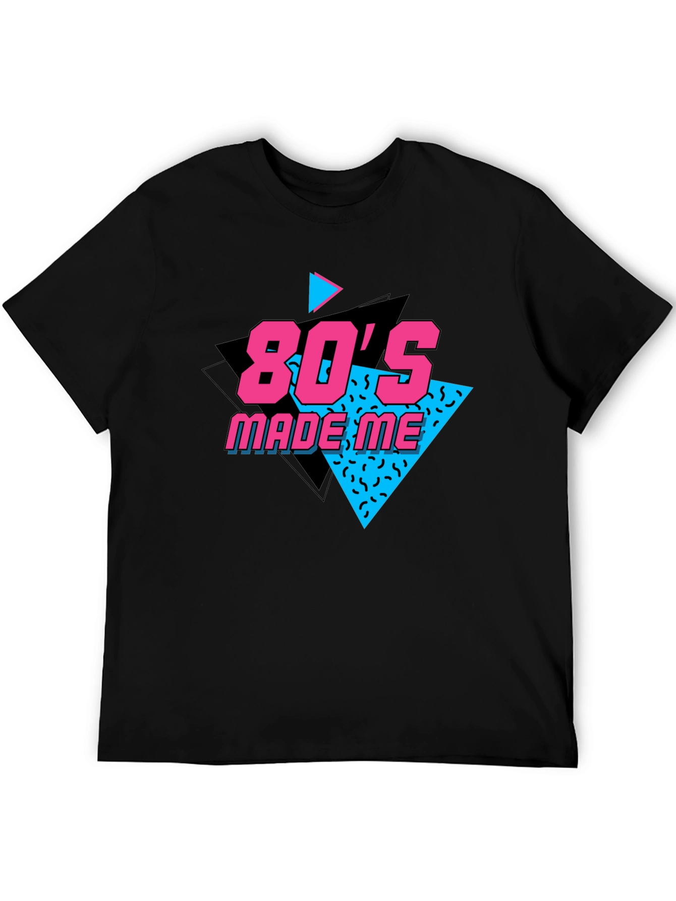 80s Made Me Black T-Shirt