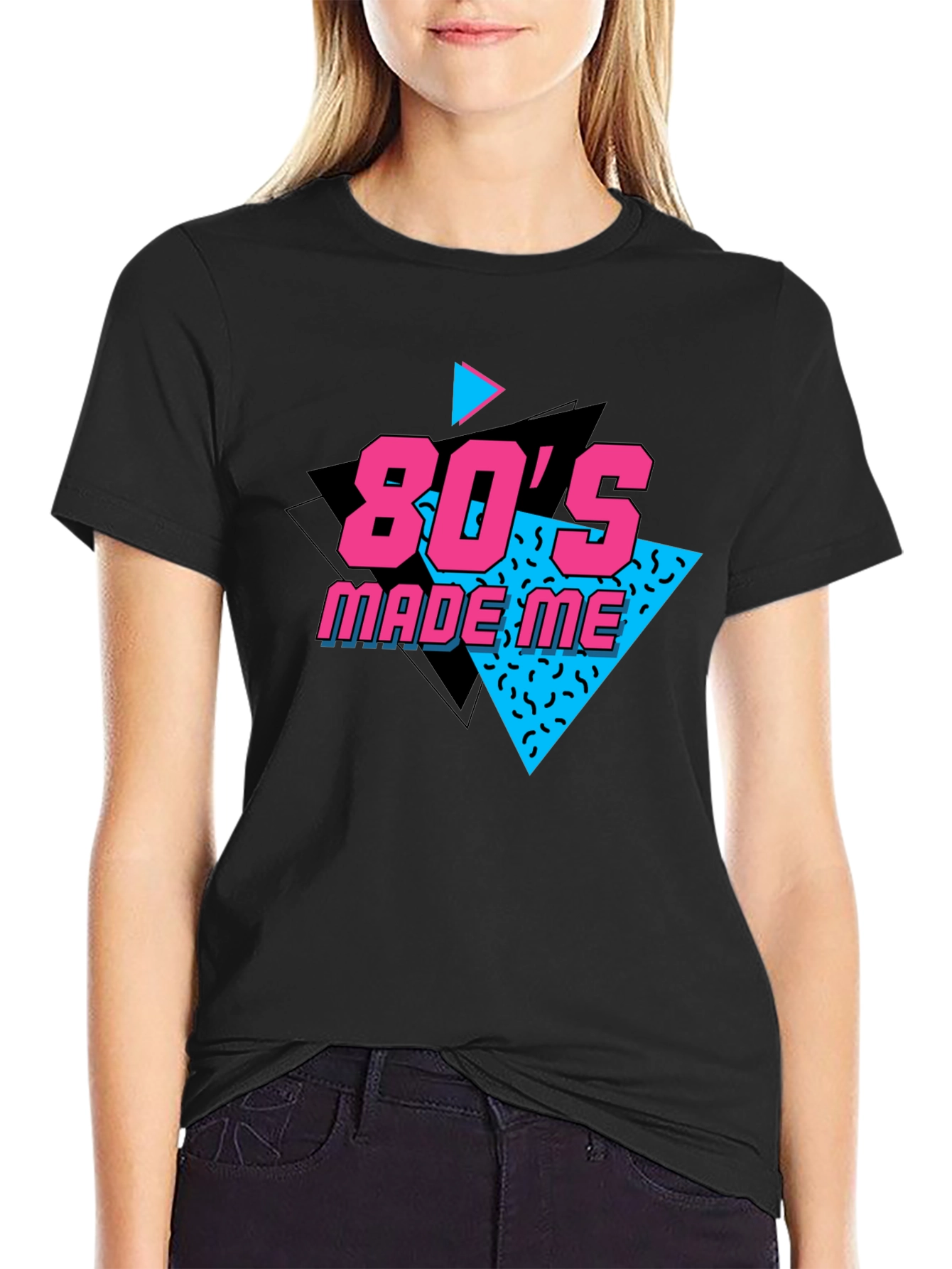80s Made Me Black T-Shirt