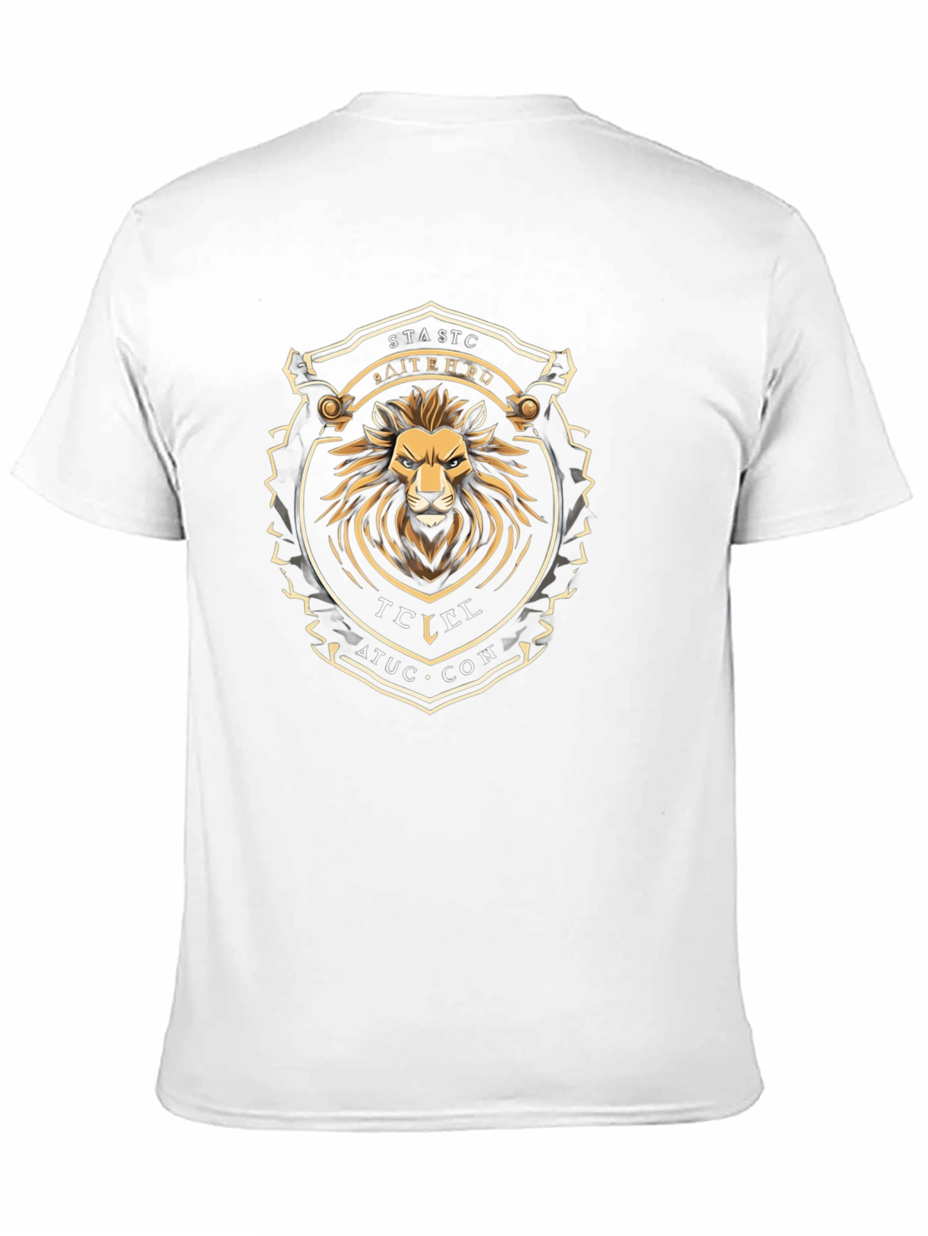 Lion Crest Graphic Tee - Stylish Black T-Shirt