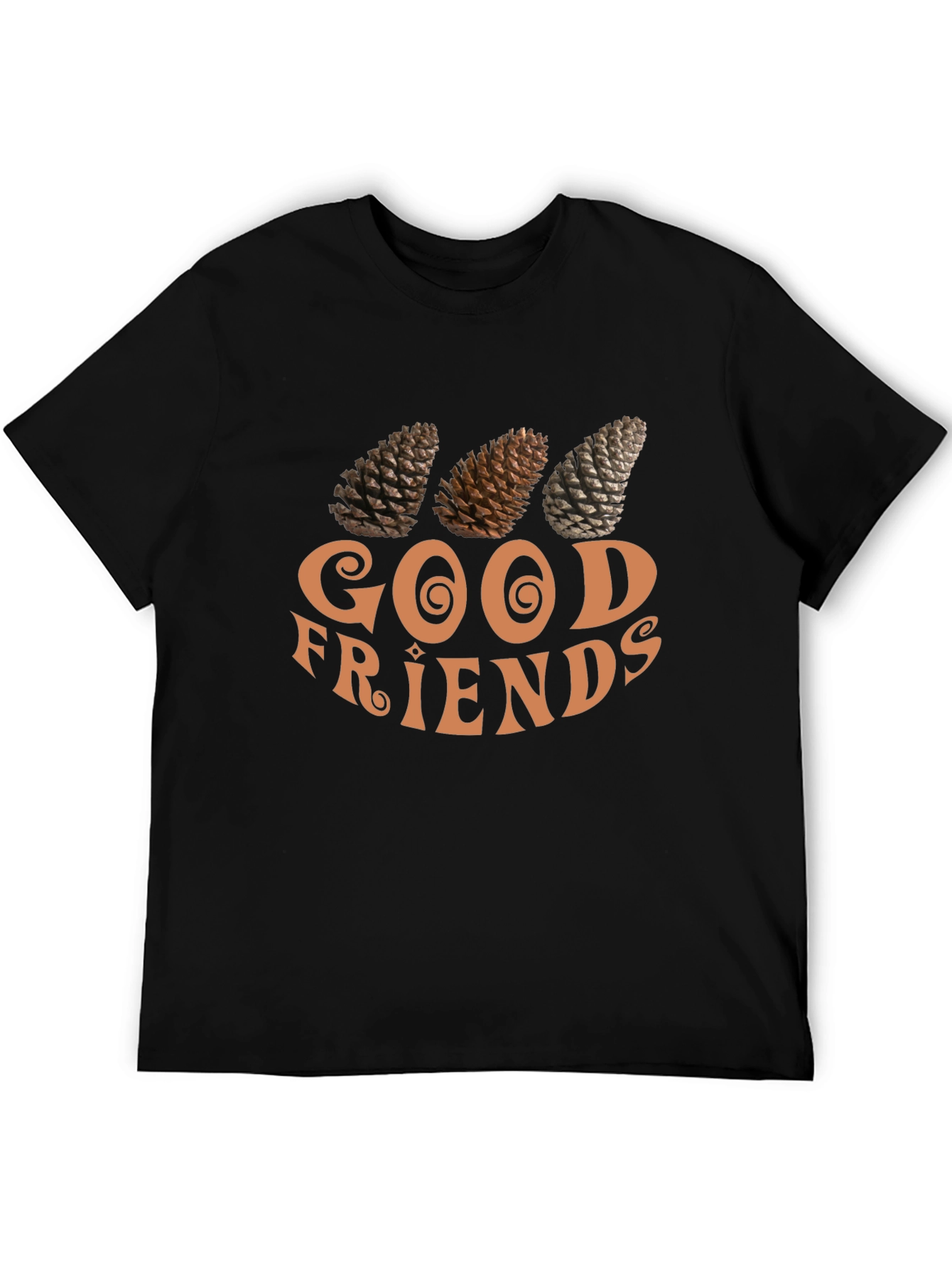 Good Friends Pine Cone Graphic Tee - Unisex