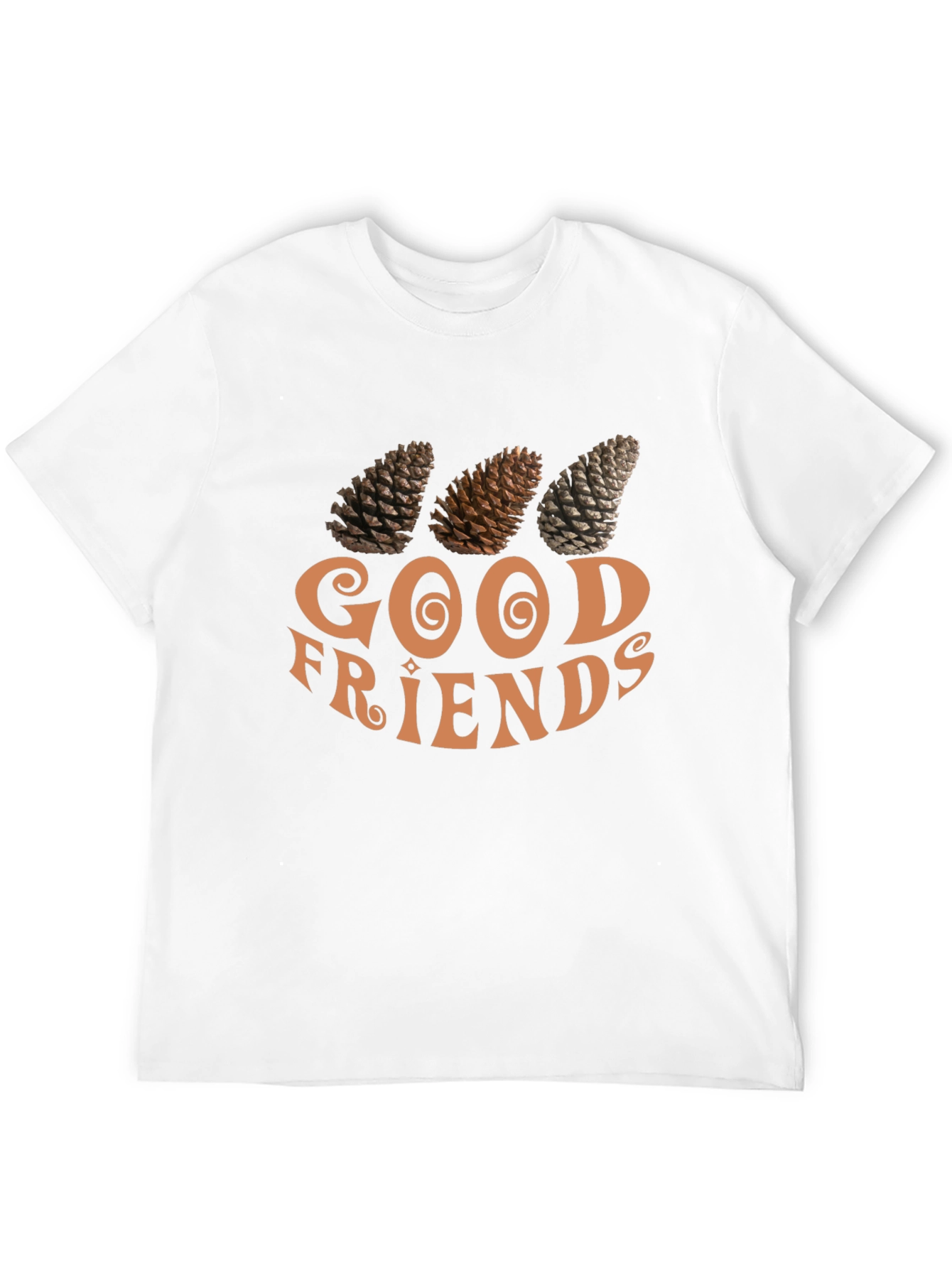 Good Friends Pine Cone Graphic Tee - Unisex