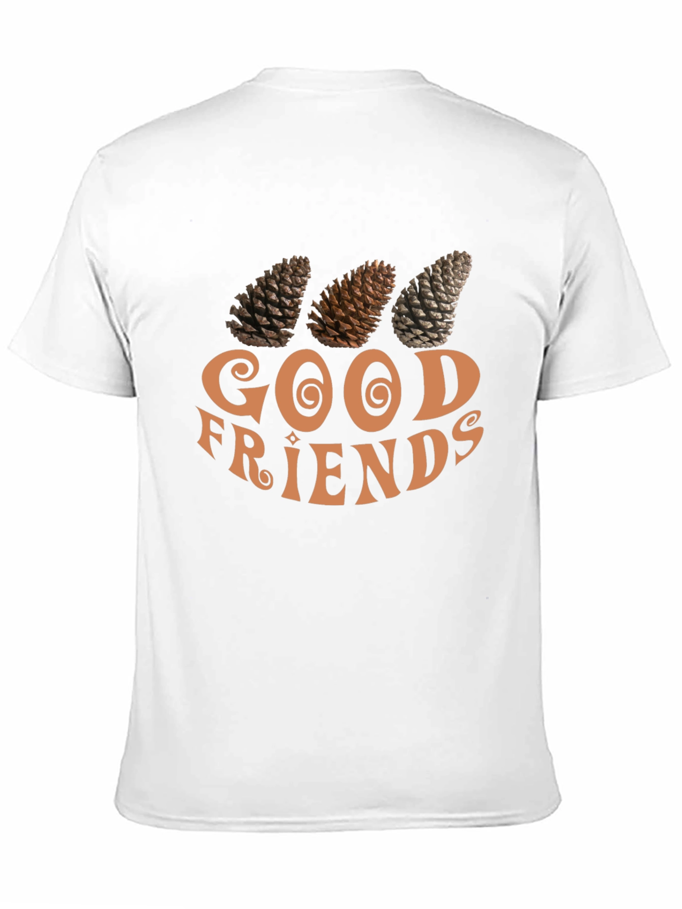 Good Friends Pine Cone Graphic Tee - Unisex