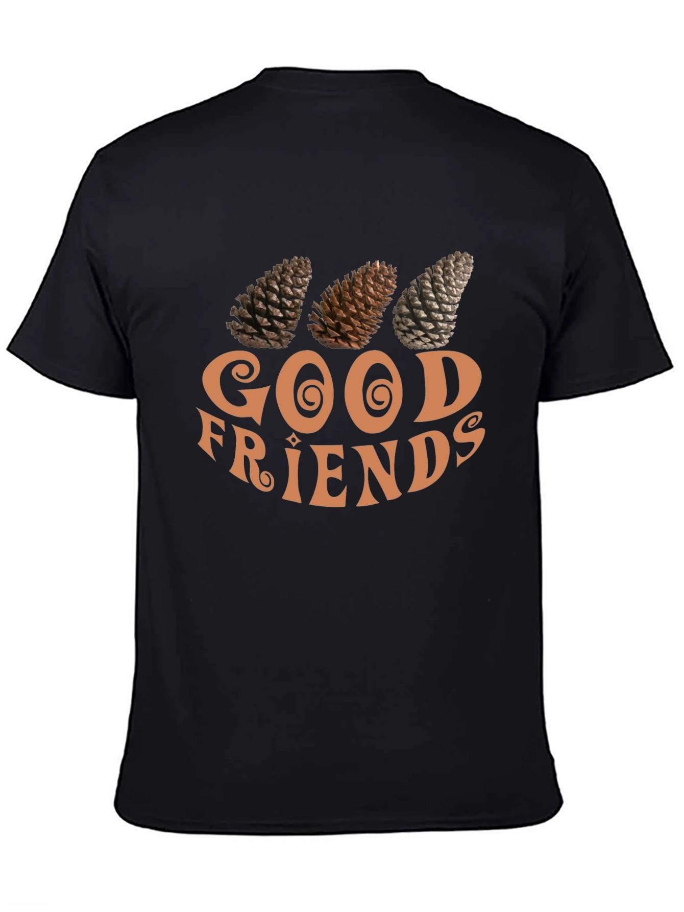 Good Friends Pine Cone Graphic Tee - Unisex