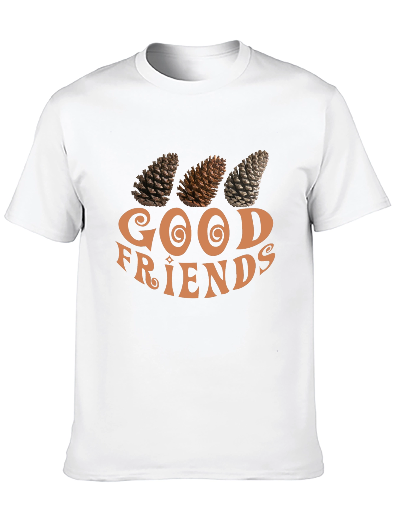 Good Friends Pine Cone Graphic Tee - Unisex