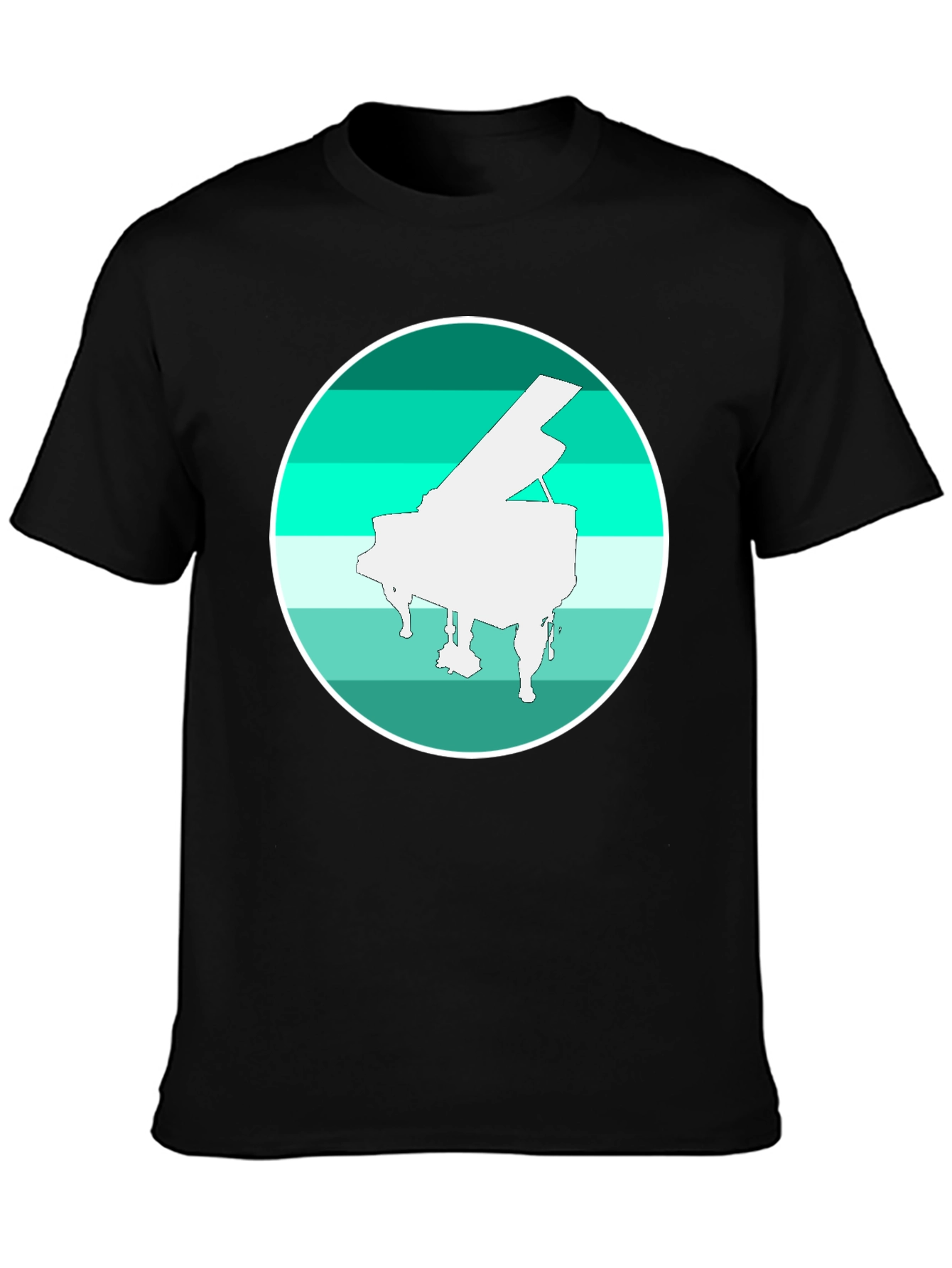 Piano Graphic Tee - Musical T-Shirt