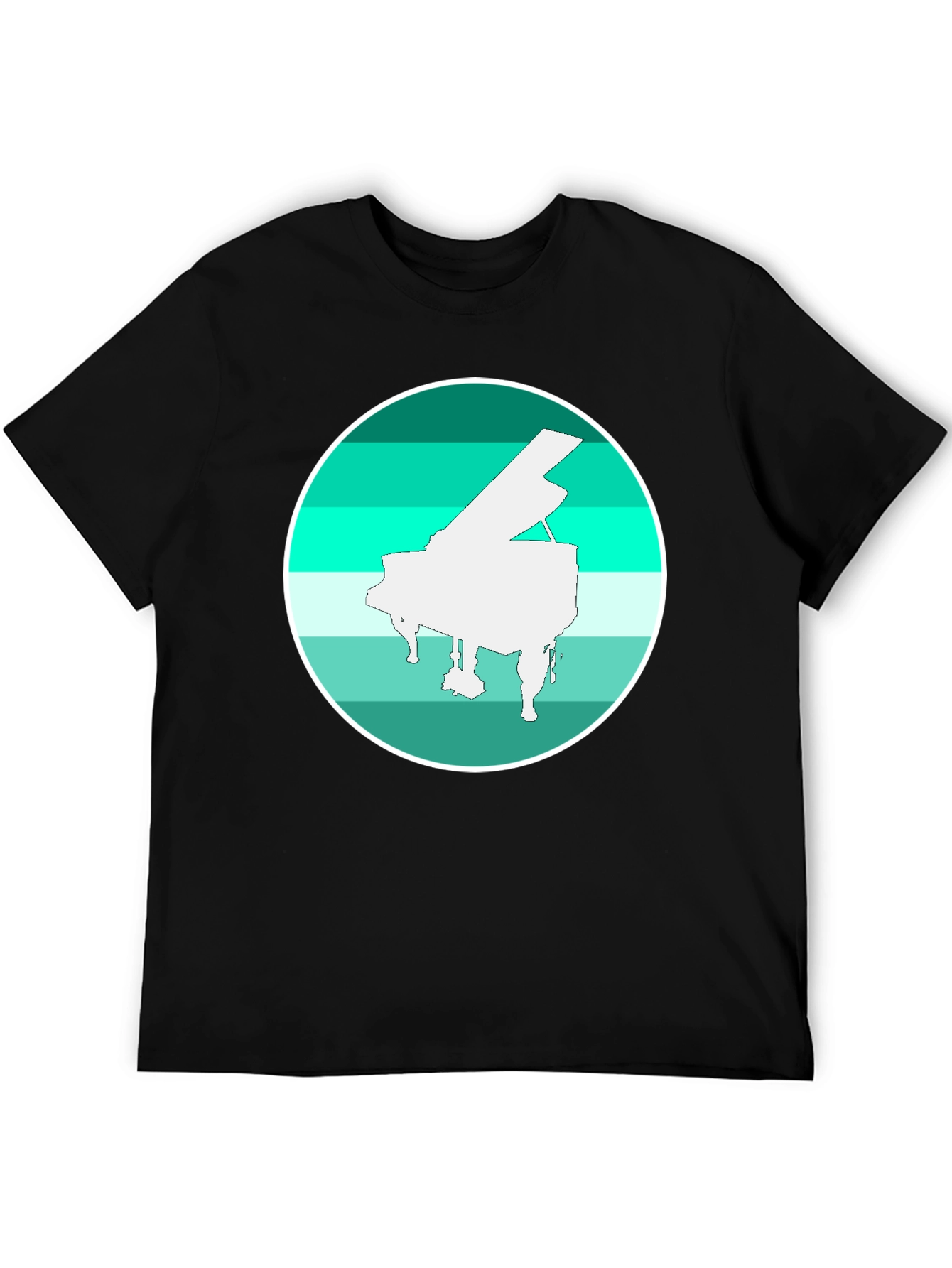 Piano Graphic Tee - Musical T-Shirt