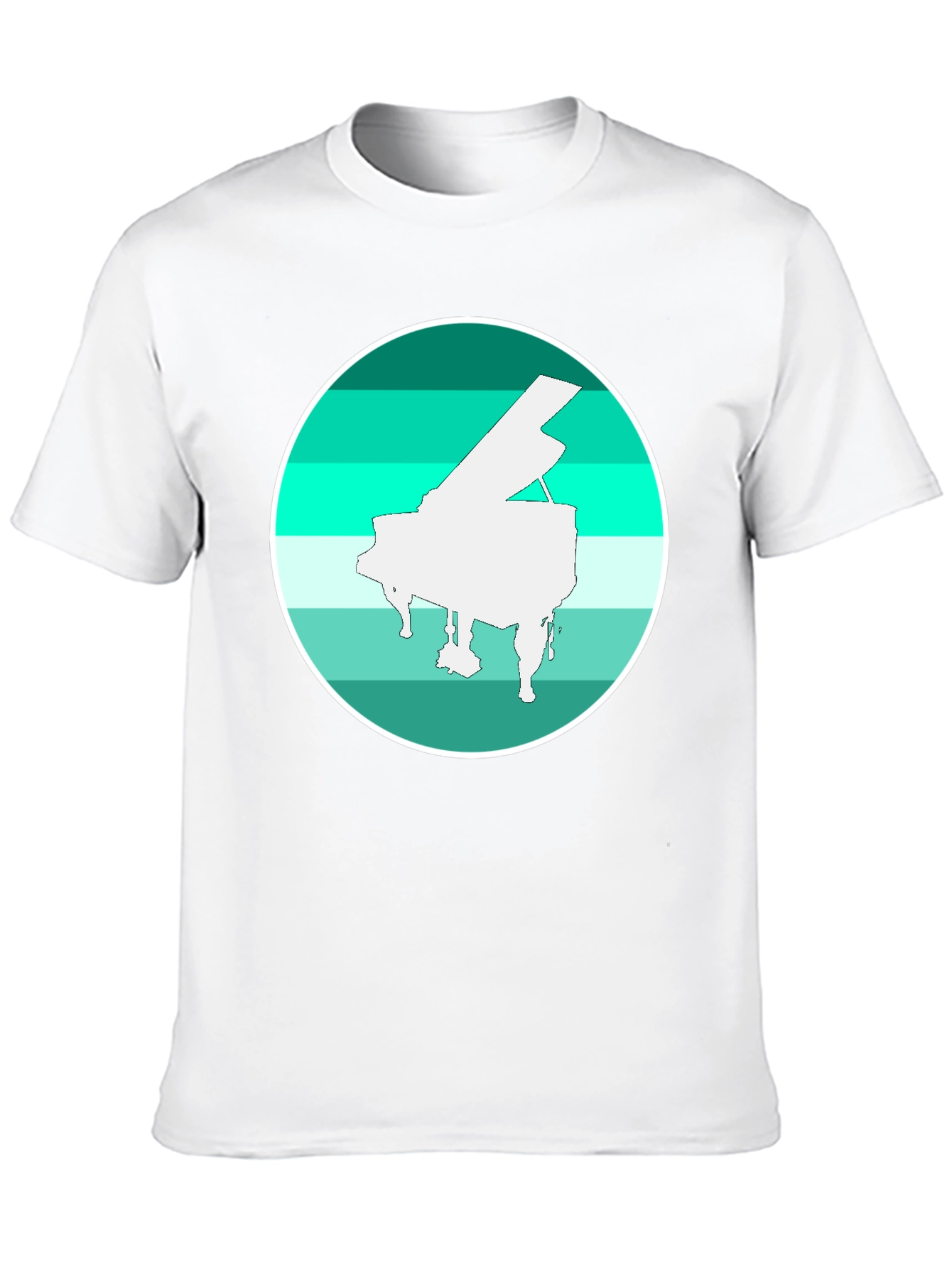Piano Graphic Tee - Musical T-Shirt