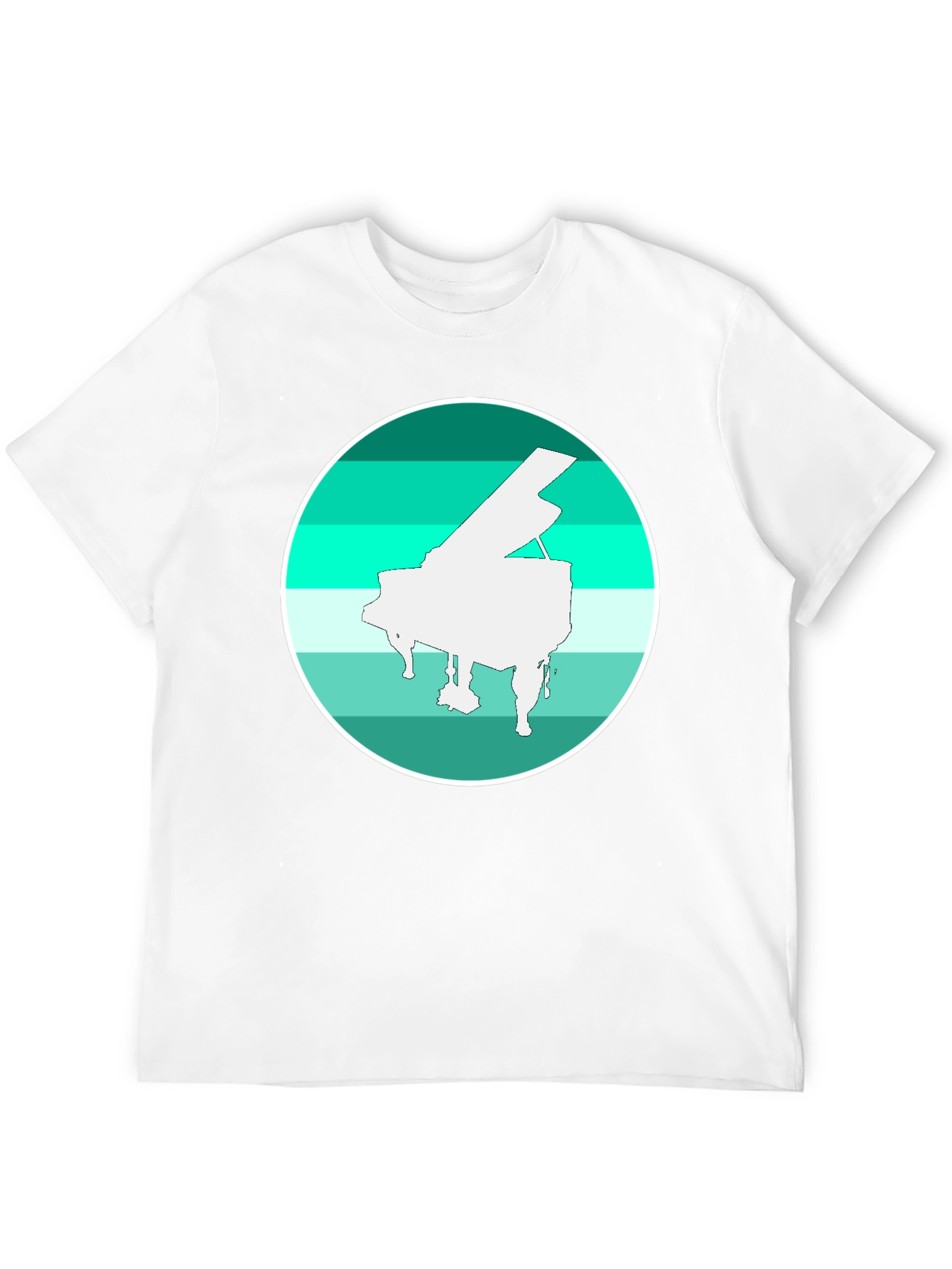 Piano Graphic Tee - Musical T-Shirt