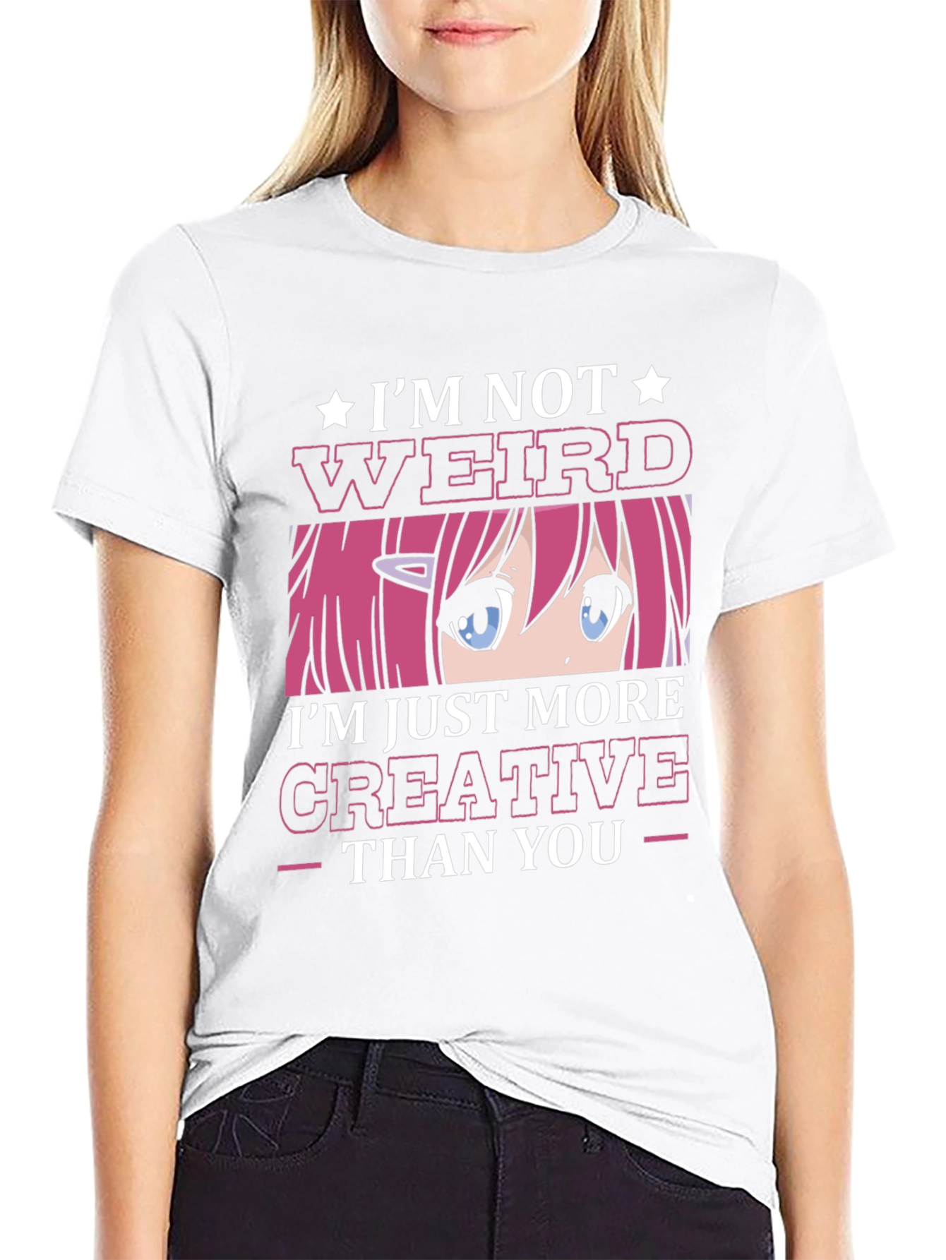 Im Not Weird Creative Anime T-Shirt