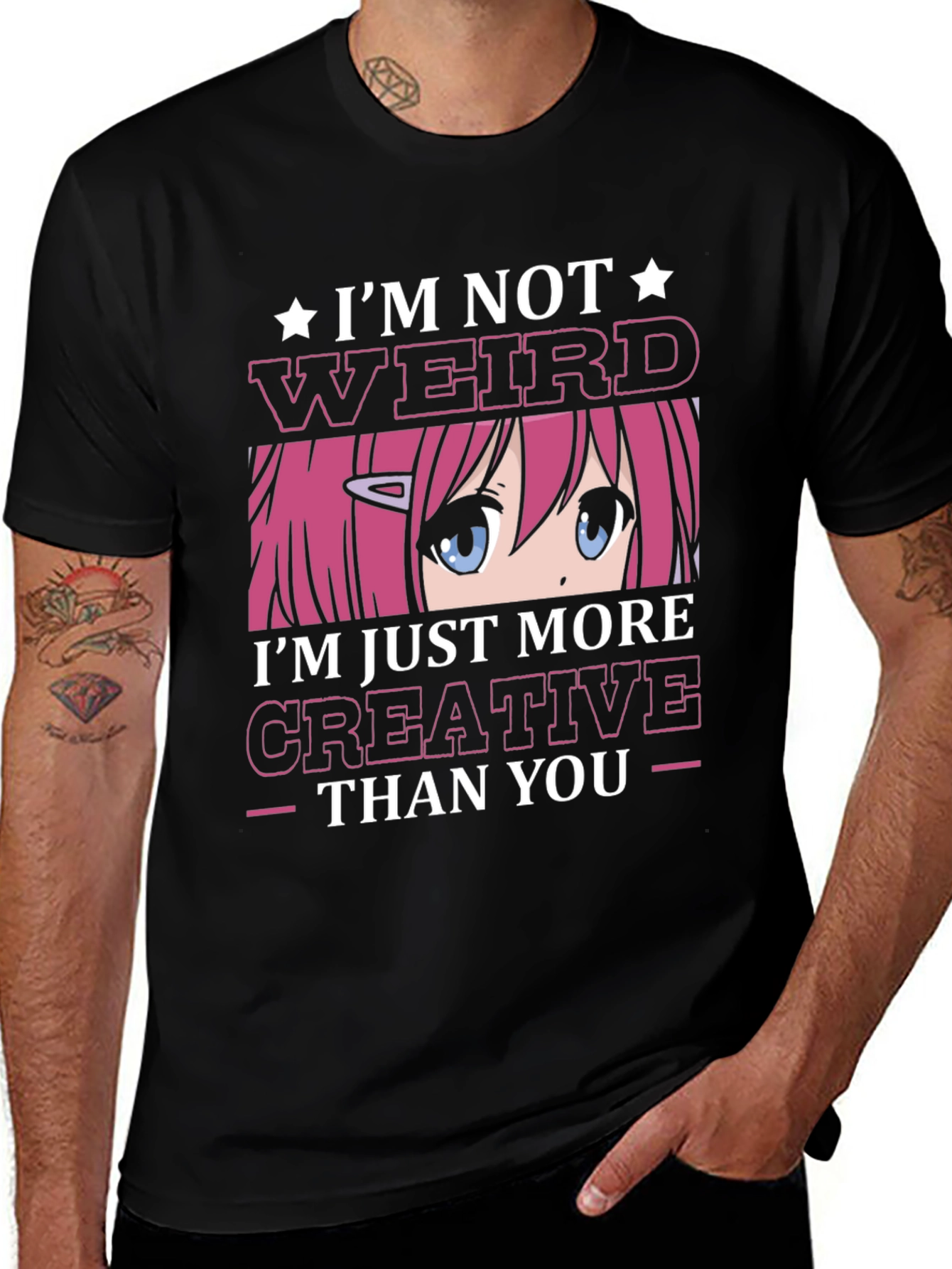 Im Not Weird Creative Anime T-Shirt