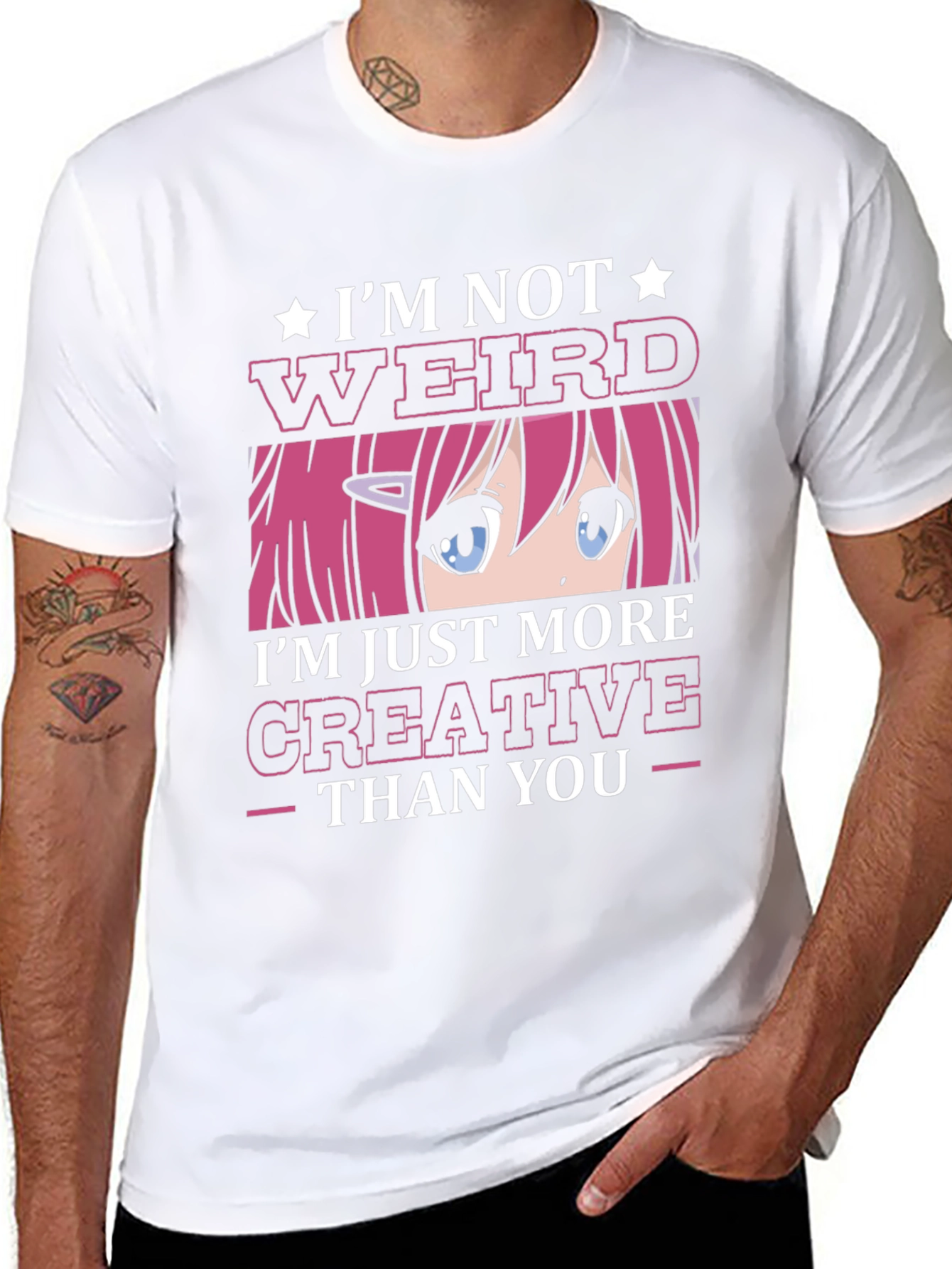 Im Not Weird Creative Anime T-Shirt