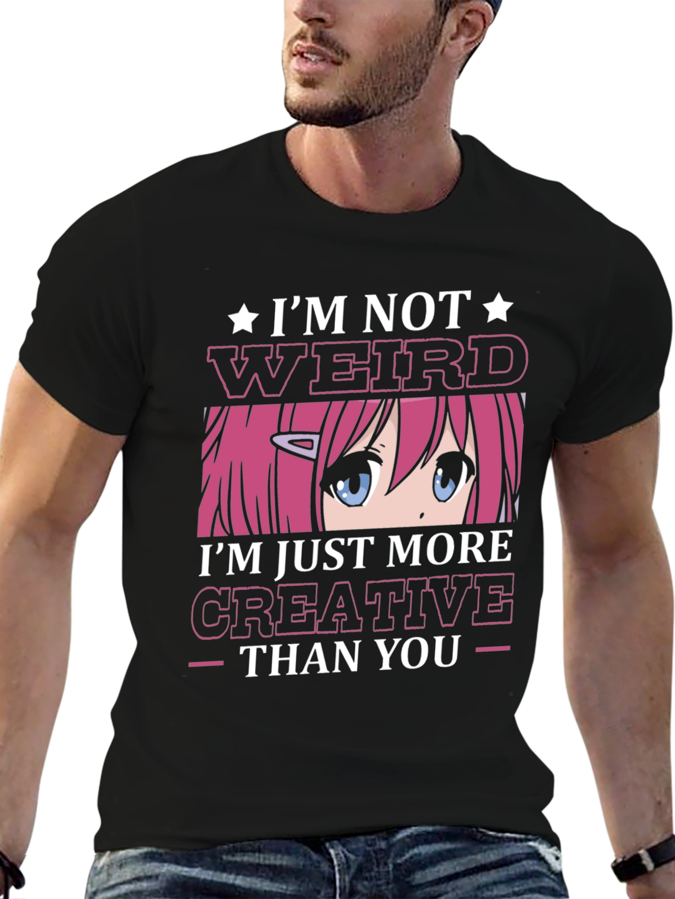 Im Not Weird Creative Anime T-Shirt
