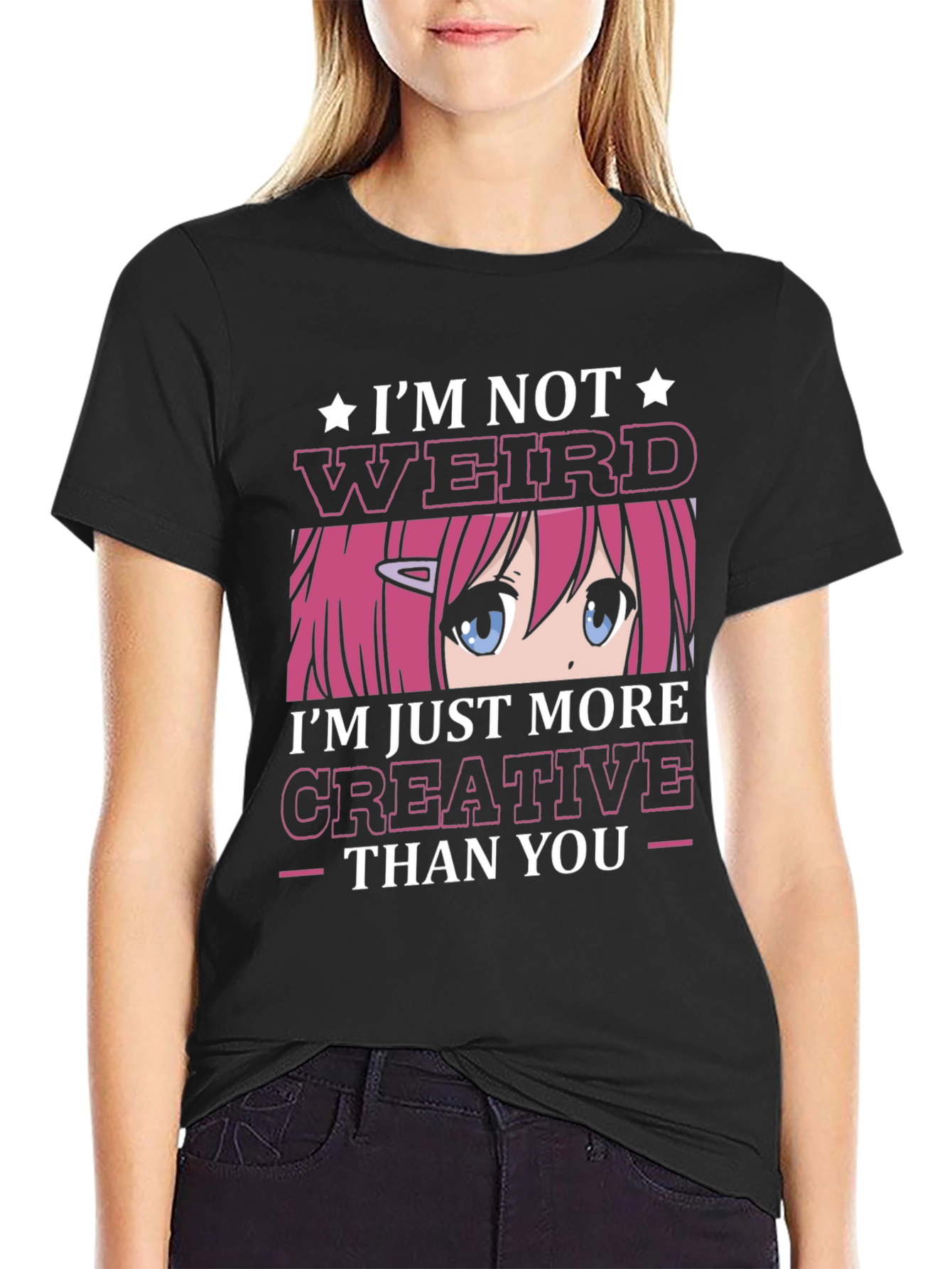 Im Not Weird Creative Anime T-Shirt