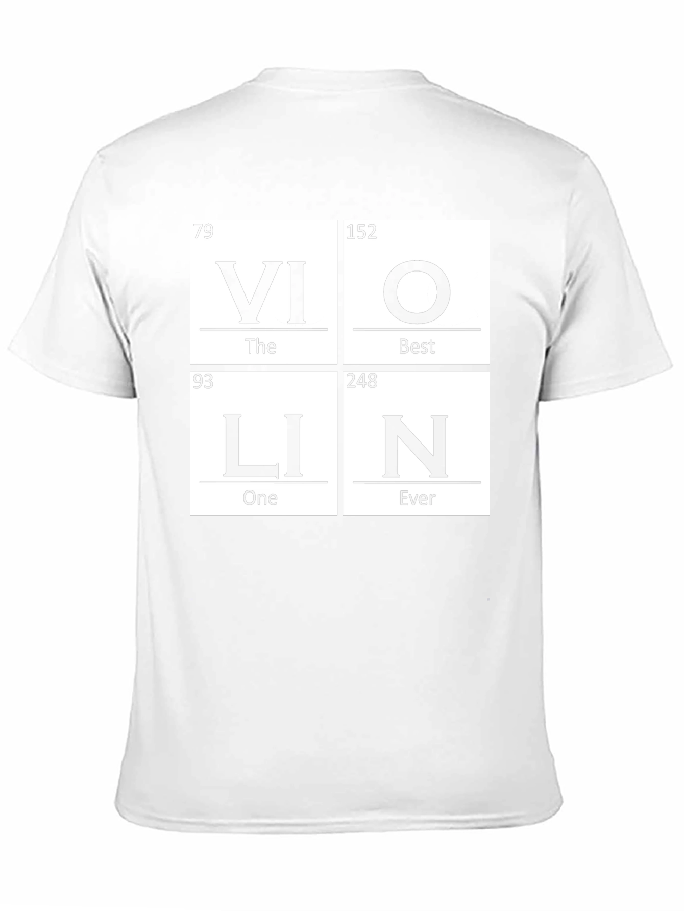 Violin Periodic Table Funny Music T-Shirt
