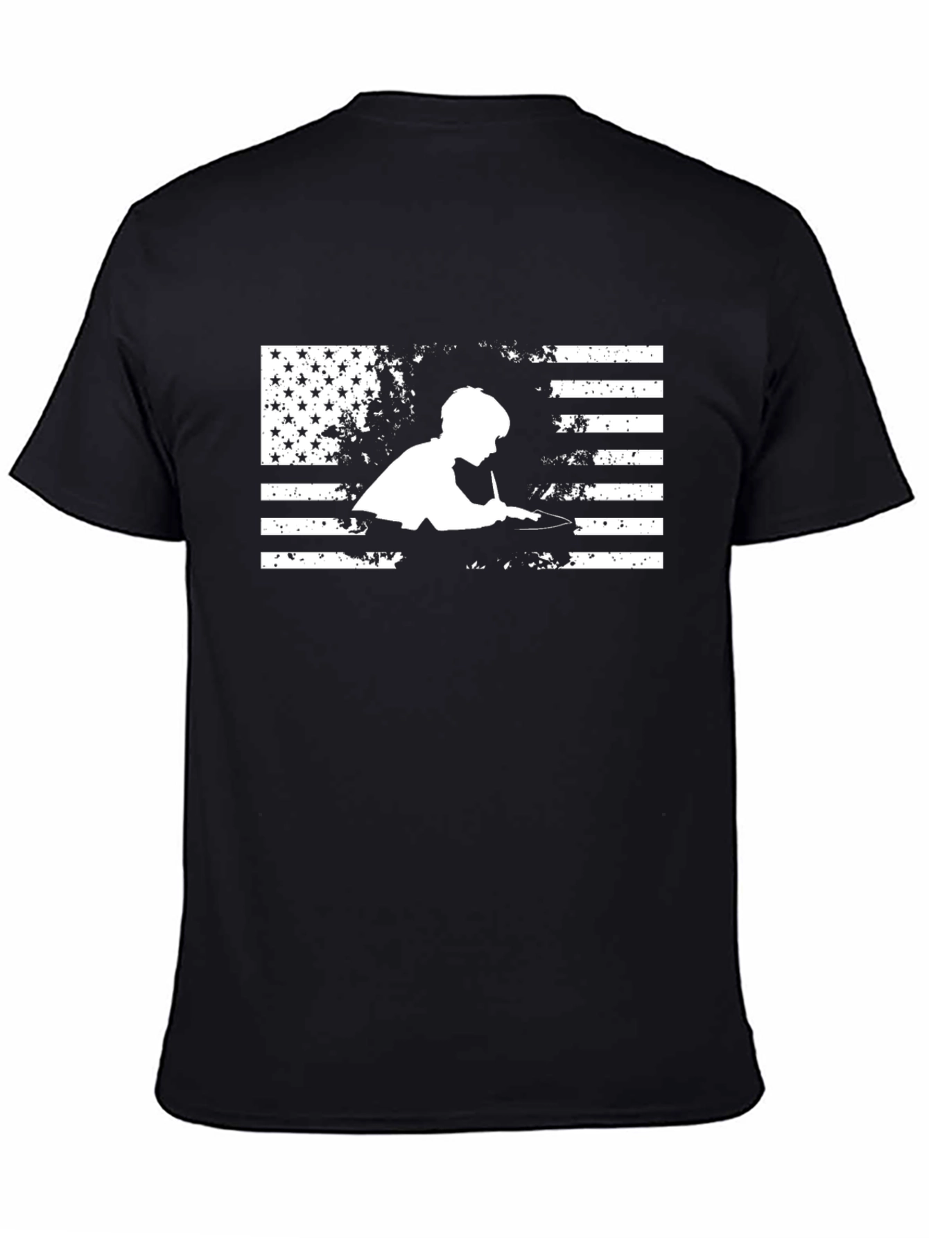 Patriotic Pool Player T-Shirt - American Flag Billiards