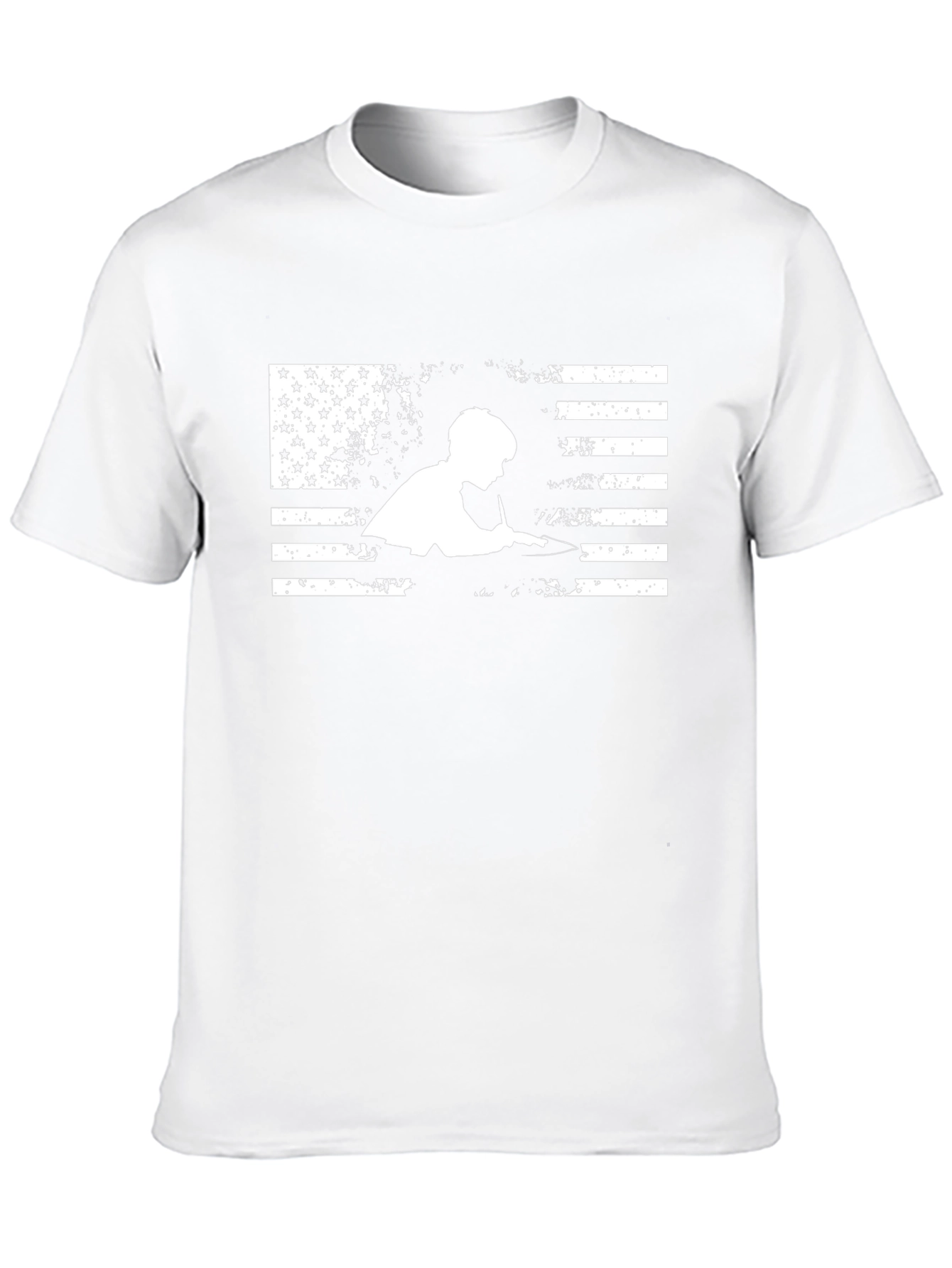 Patriotic Pool Player T-Shirt - American Flag Billiards