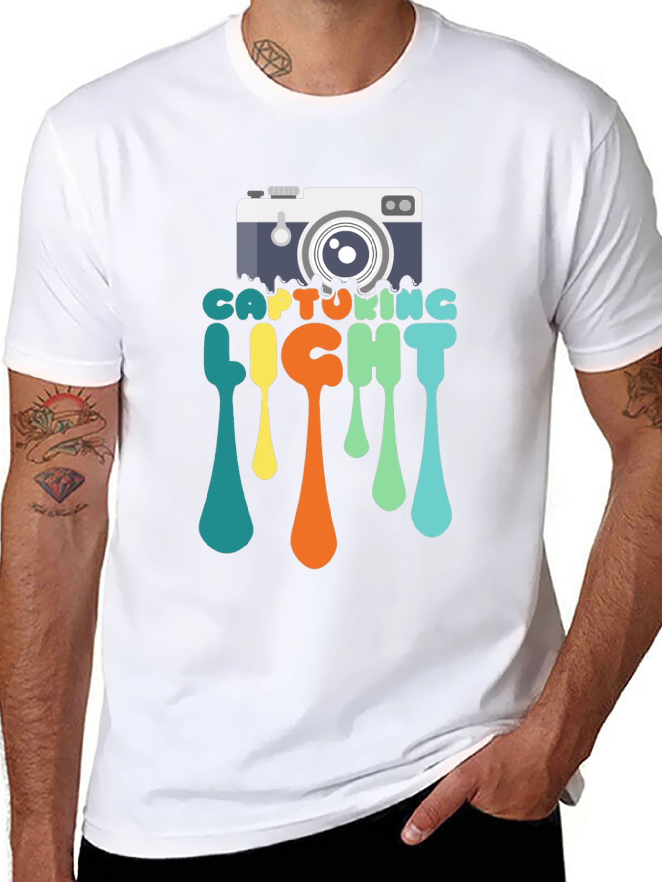 Capturing Light T-Shirt - Camera Design