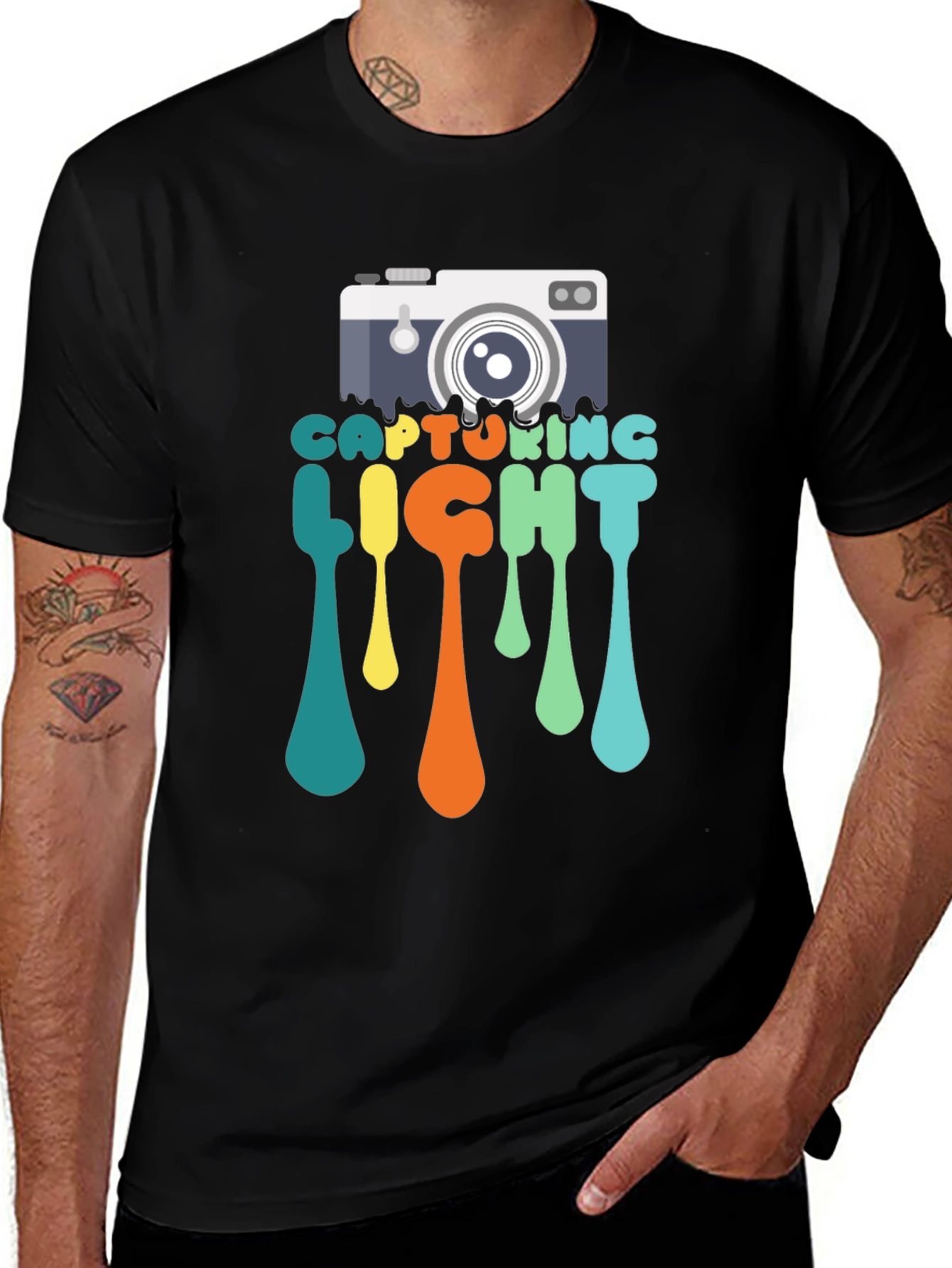 Capturing Light T-Shirt - Camera Design