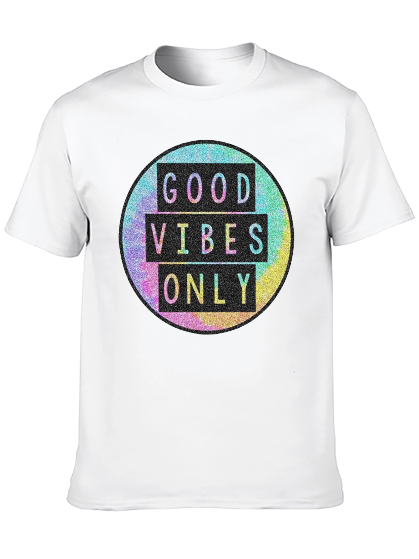 Good Vibes Only Graphic Tee - Trendy Casual Shirt