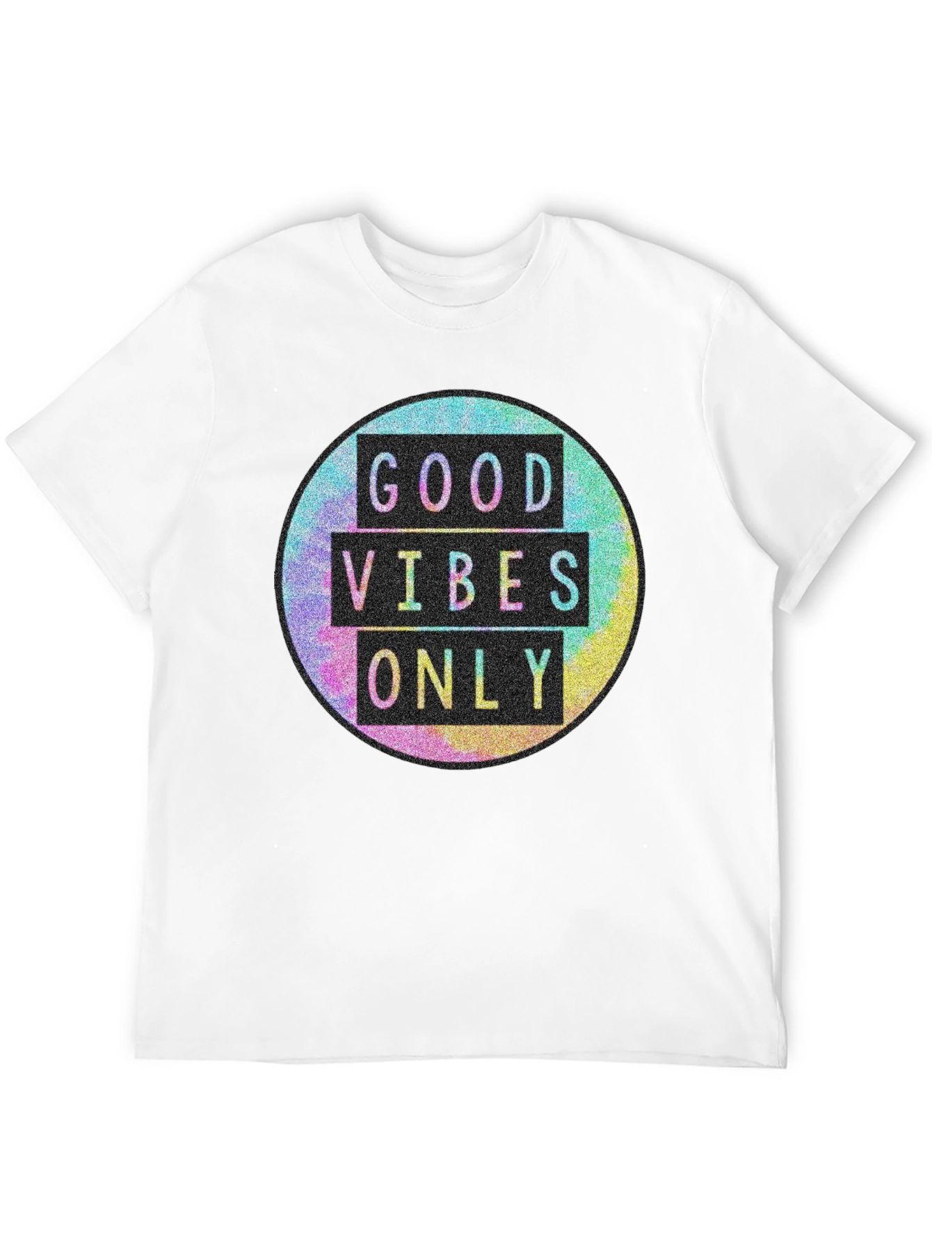 Good Vibes Only Graphic Tee - Trendy Casual Shirt
